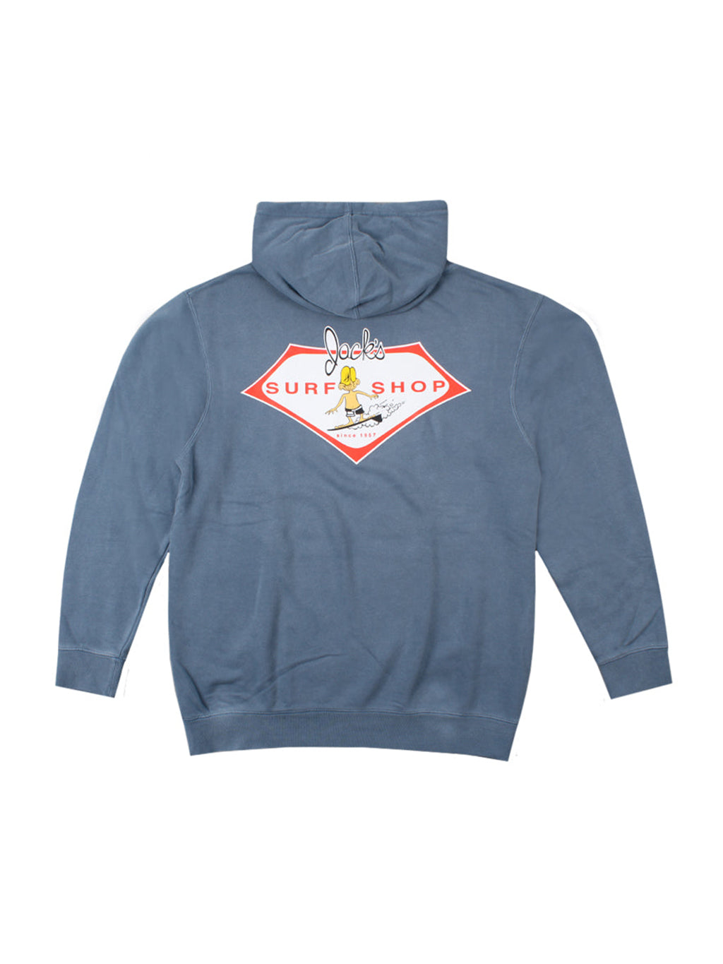 Little Dude Pigment Pullover Hoodie - Slate Blue