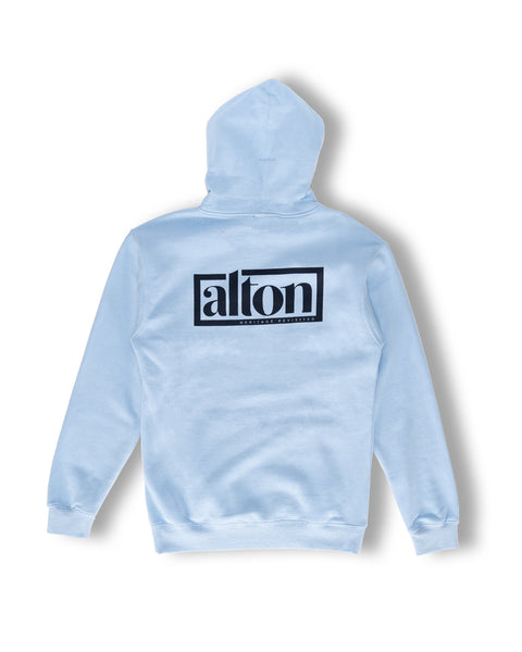 Logo Box Pullover Hoodie - Light Blue – Jack's Surfboards