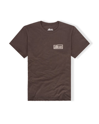 Logo Box S/S Tee - Brown