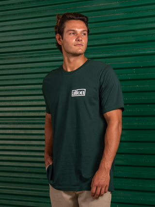 Alton Men's Logo Box Short Sleeve T-Shirt - Forest