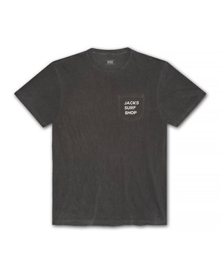 Jack's Surfboards Men's Lowtide Pigment Pocket Short Sleeve T-Shirt - Pepper