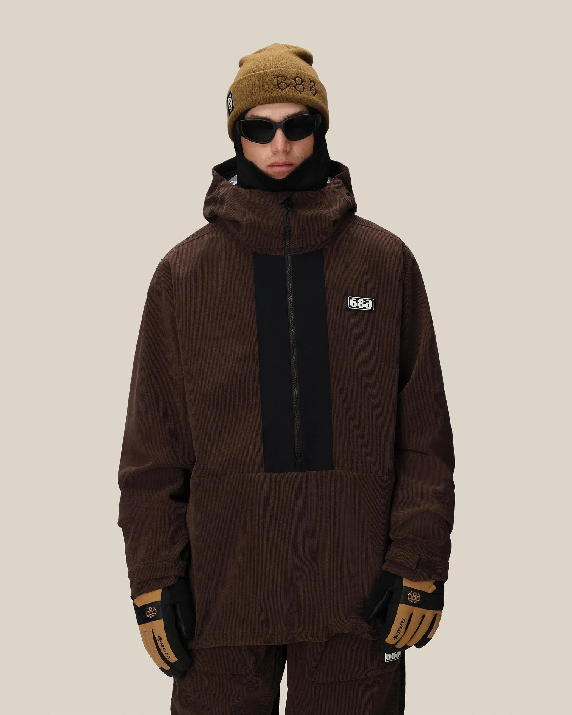 Ghost 2.5L Anorak - Coffee Corduroy – Jack's Surfboards