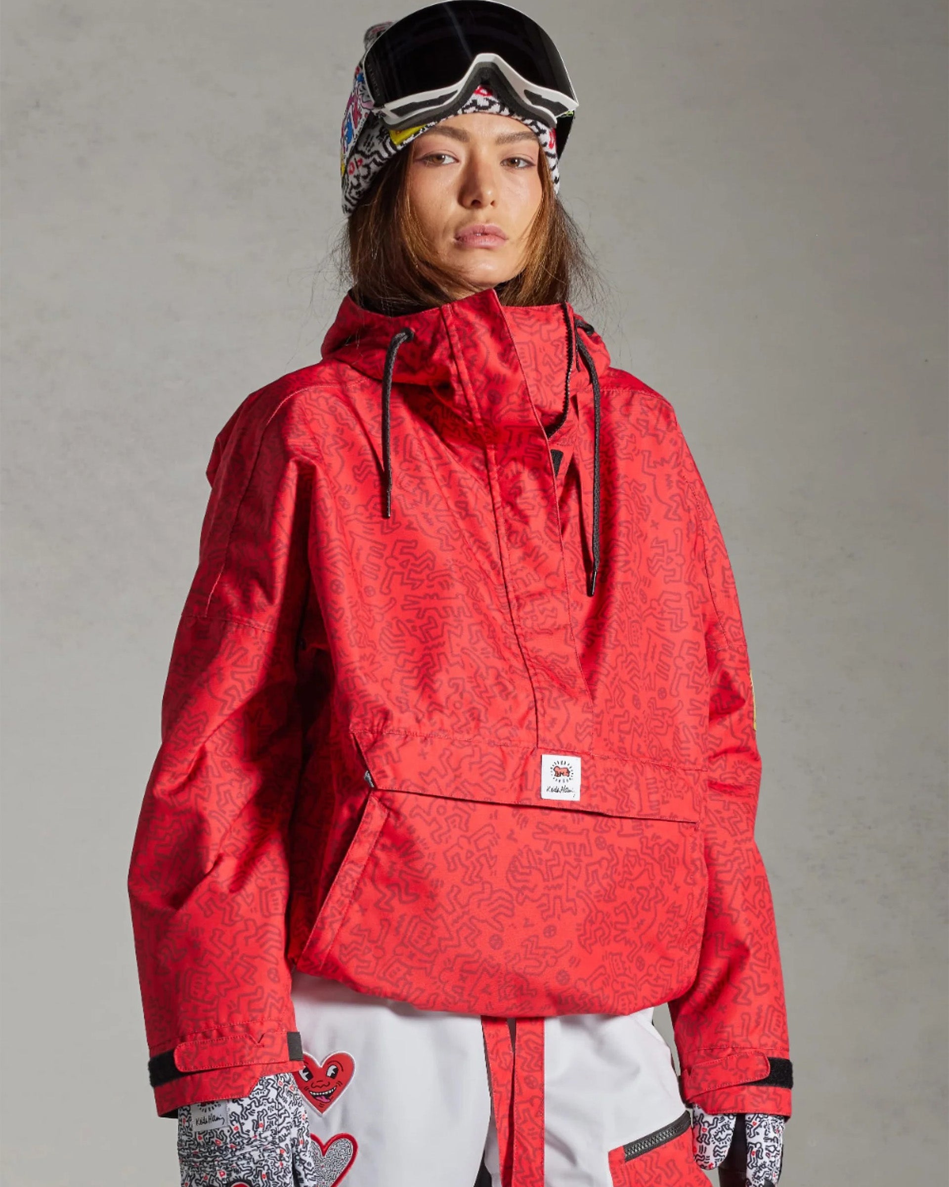 Shell Haring Keith Haring Outline Shell Anorak Jacket – Jack's Surfboards