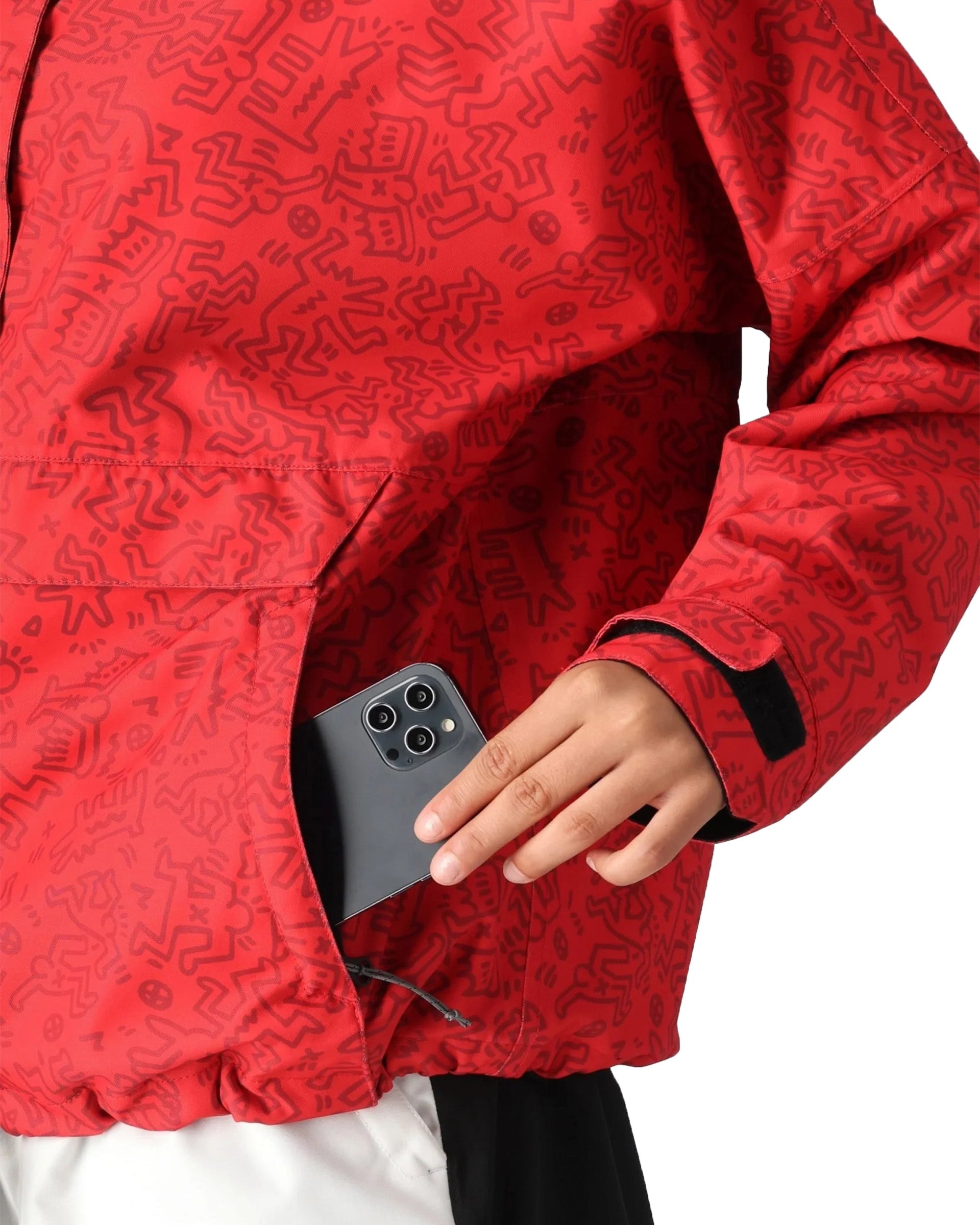 Shell Haring Keith Haring Outline Shell Anorak Jacket – Jack's Surfboards