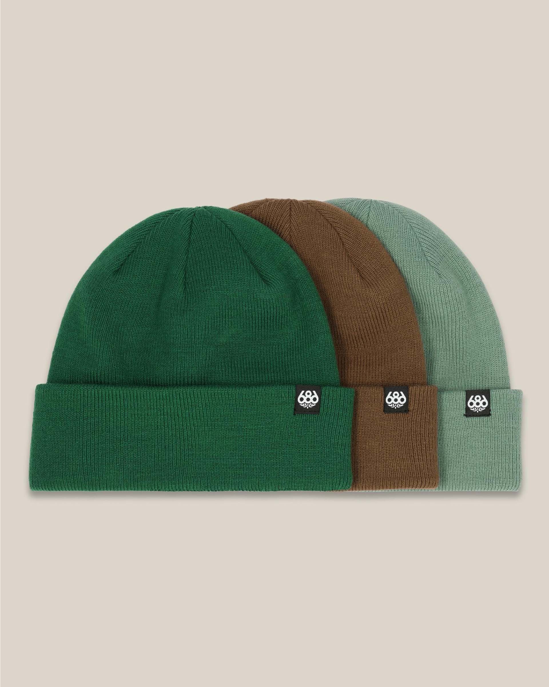686 Standard Roll-Up Beanie 3-Pack