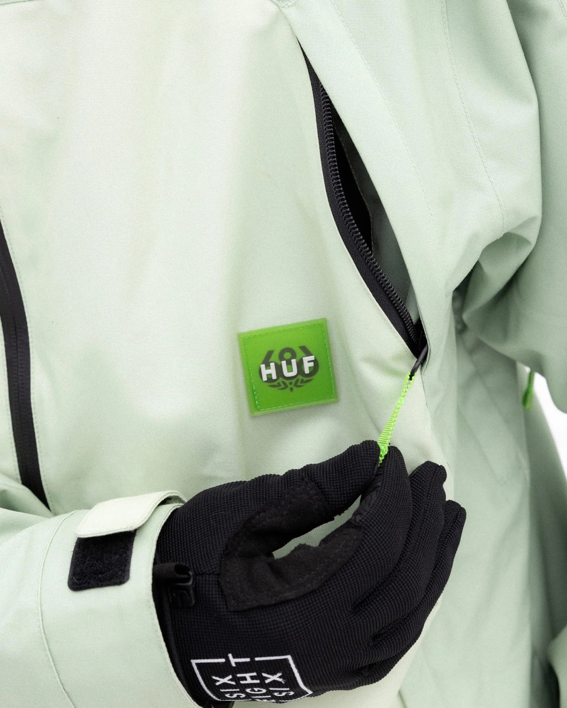 HUF Double H Shell Jacket - Green Colorblock – Jack's Surfboards