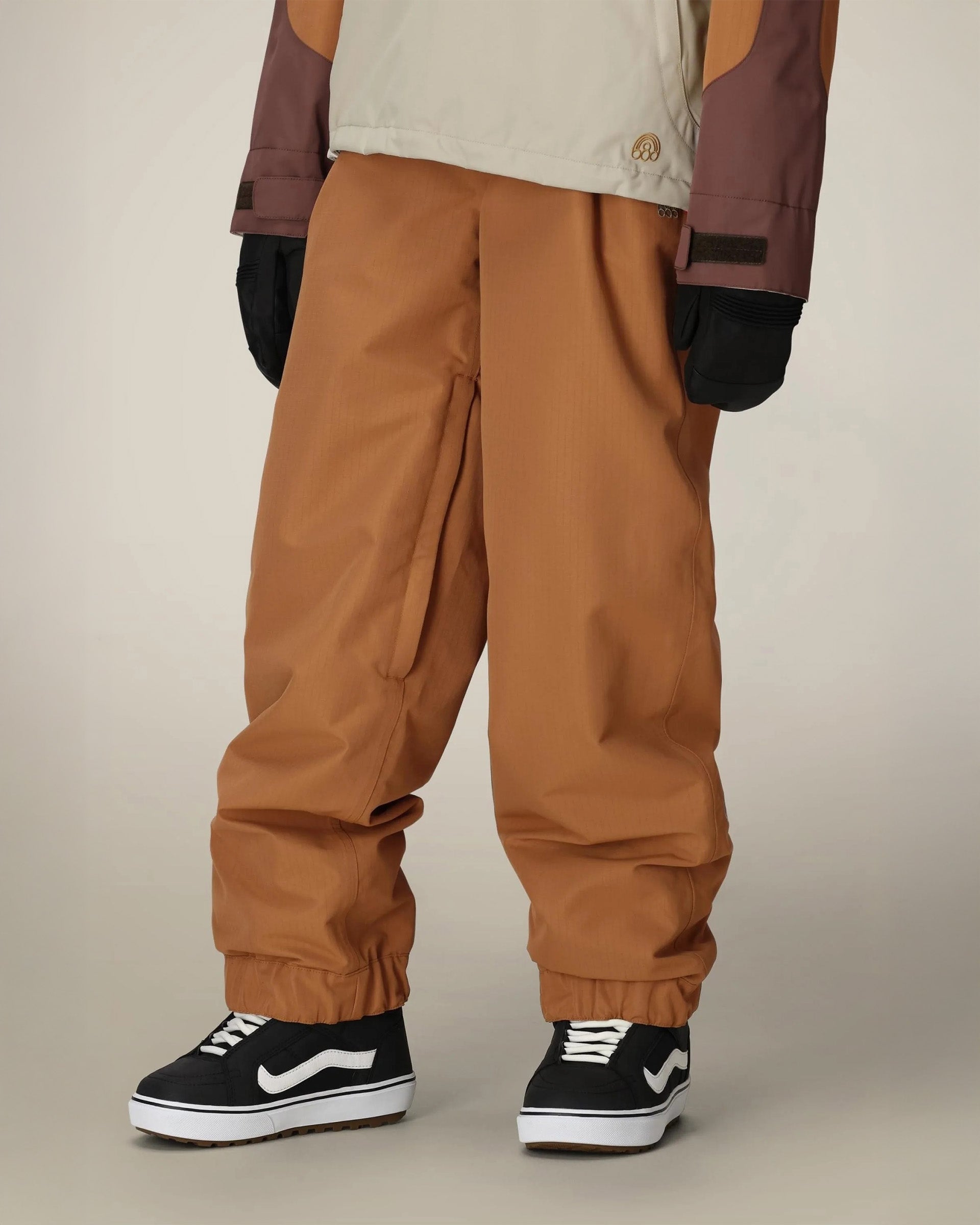 Women's Outline Shell Snow Pants - Caramel Ripstop – Jack's Surfboards