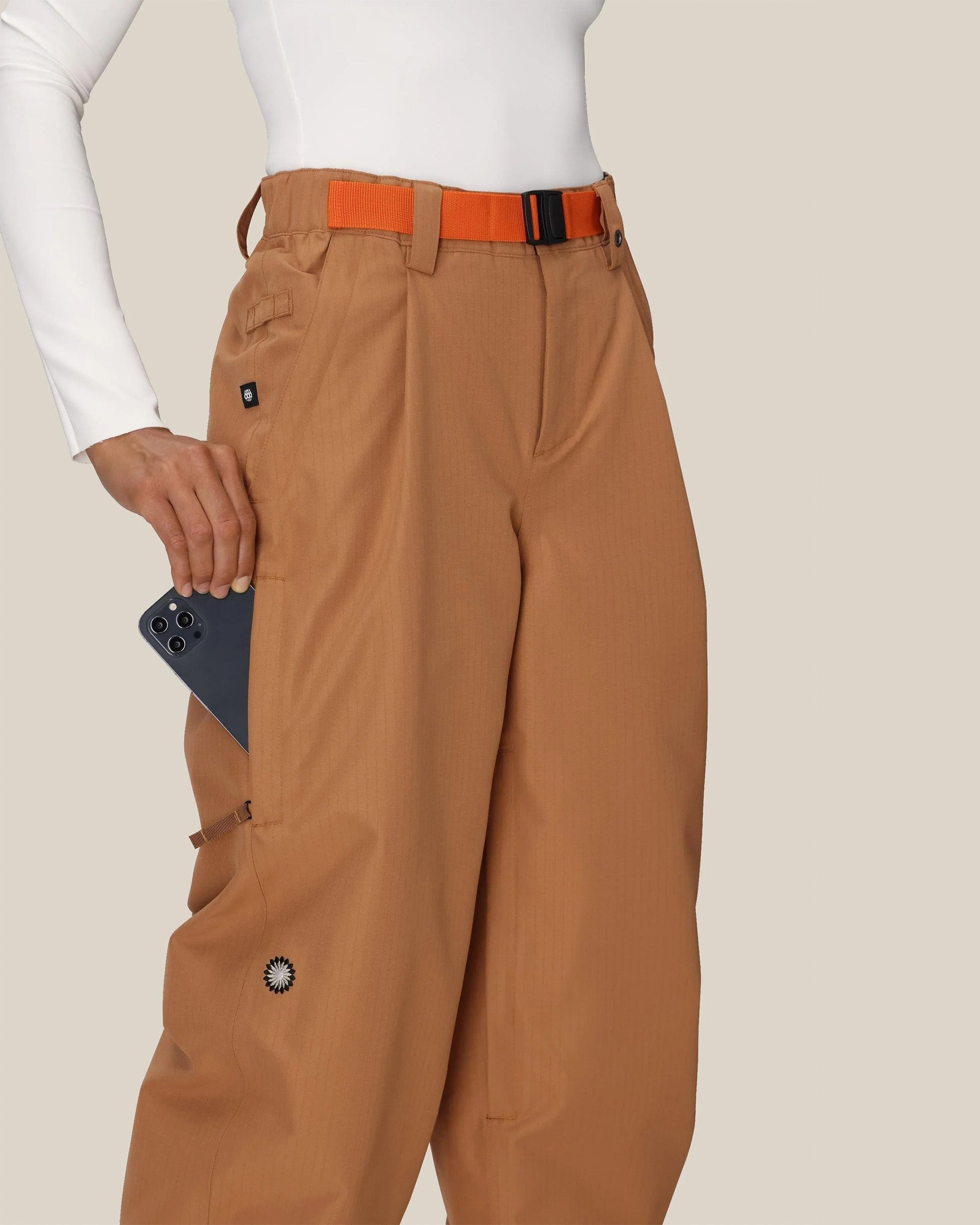 スノーボード HARUMAKI 1 JACKET CHOPPED CAROT S PANTS Women's Outline Shell Snow Pants - Caramel Ripstop – Jack's Surfboards