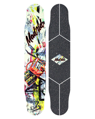 Madrid Skateboards Fiberglass Longboard Carver 46" Walkman