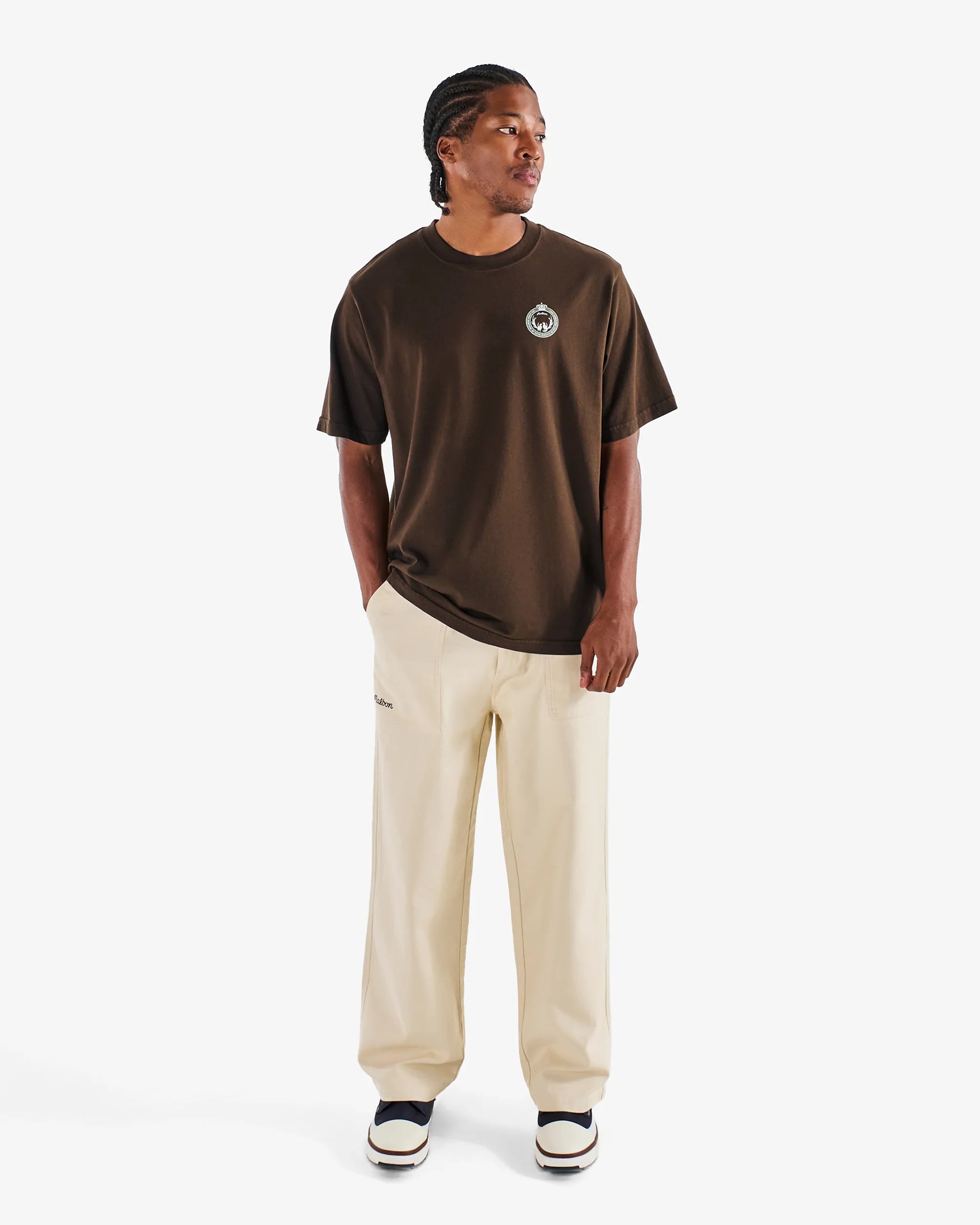 Malbon Bermuda Maxwell S/S T-Shirt - Brown