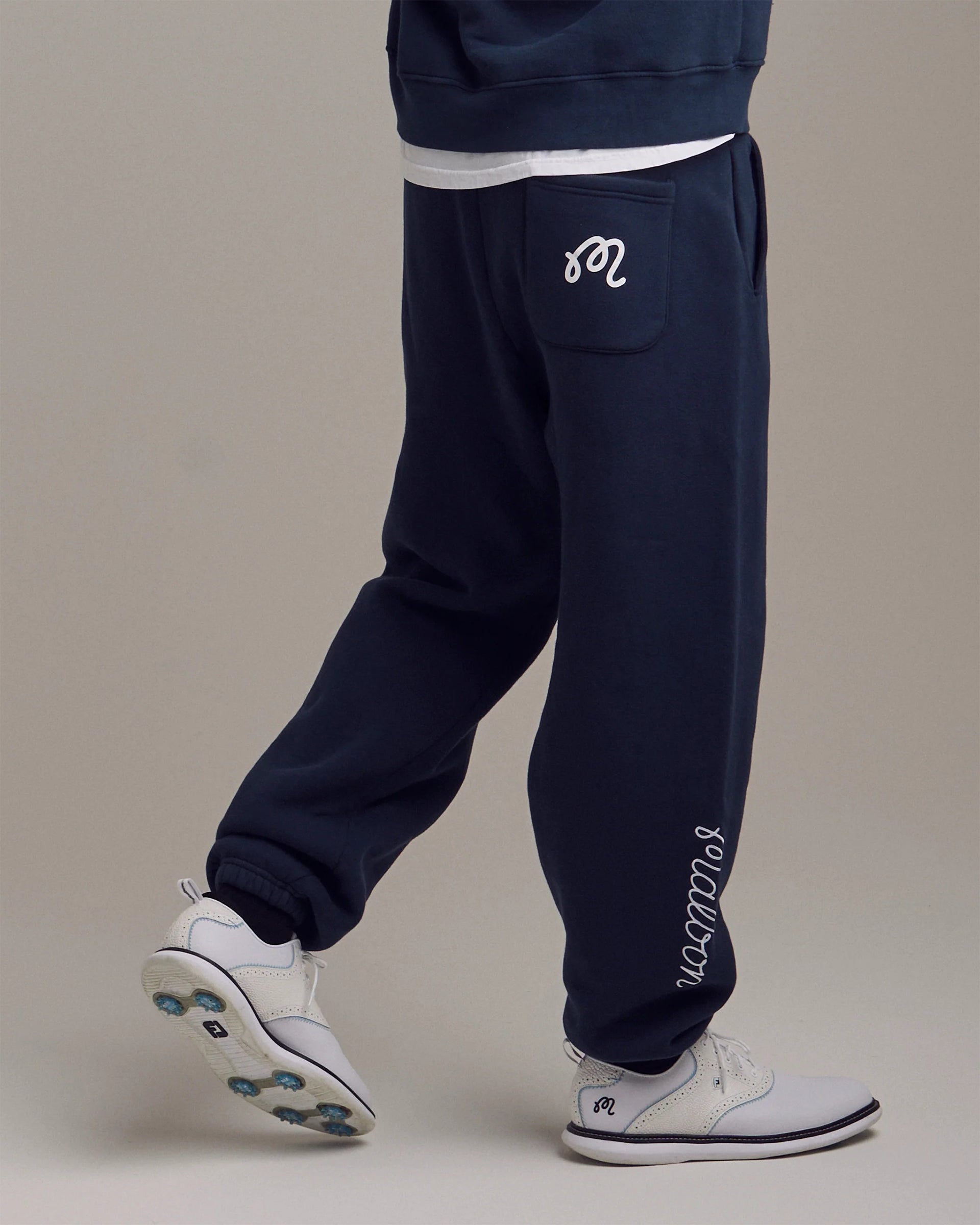 Malbon Clubhouse Sweatpant - Navy