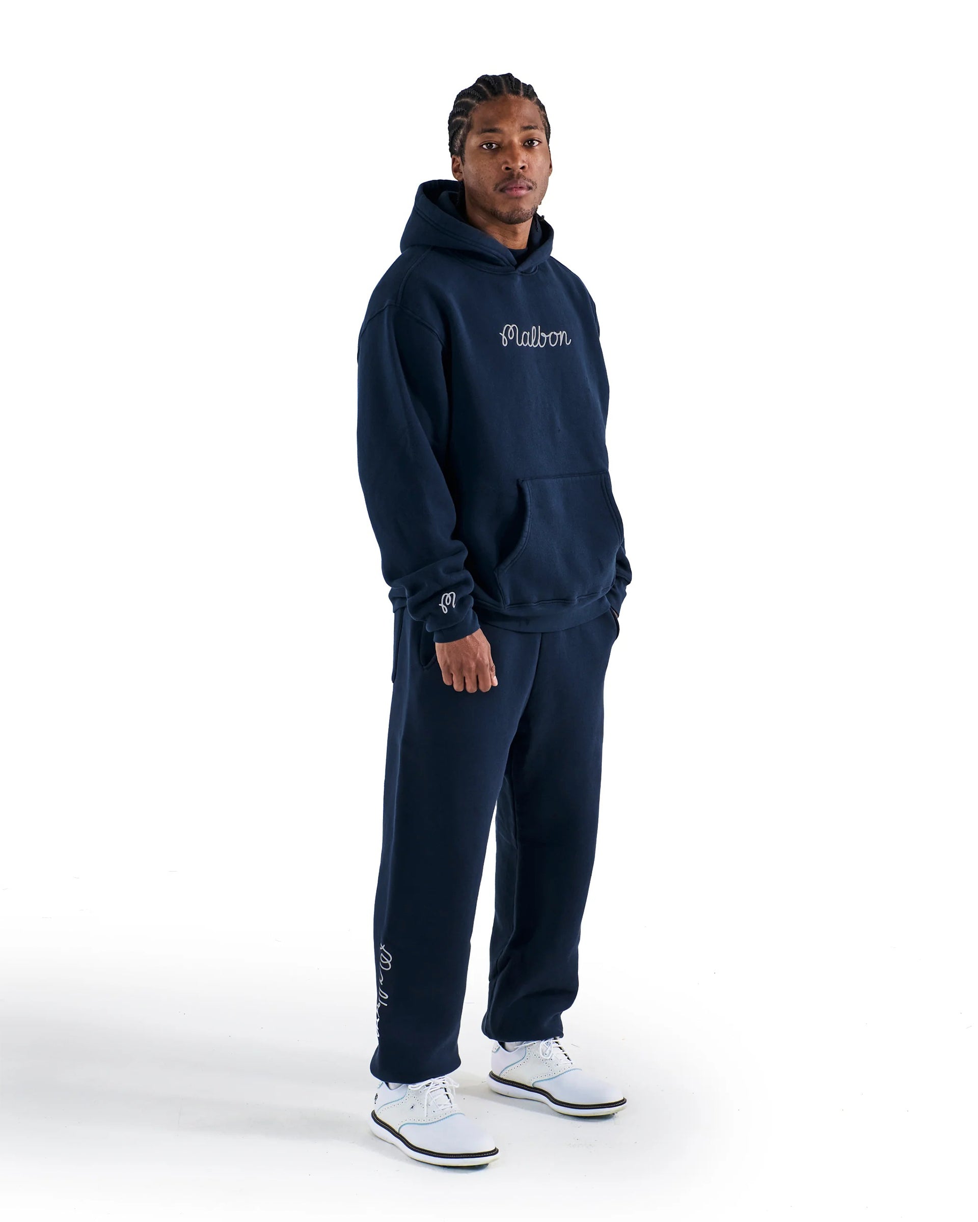 Malbon Clubhouse Sweatpant - Navy