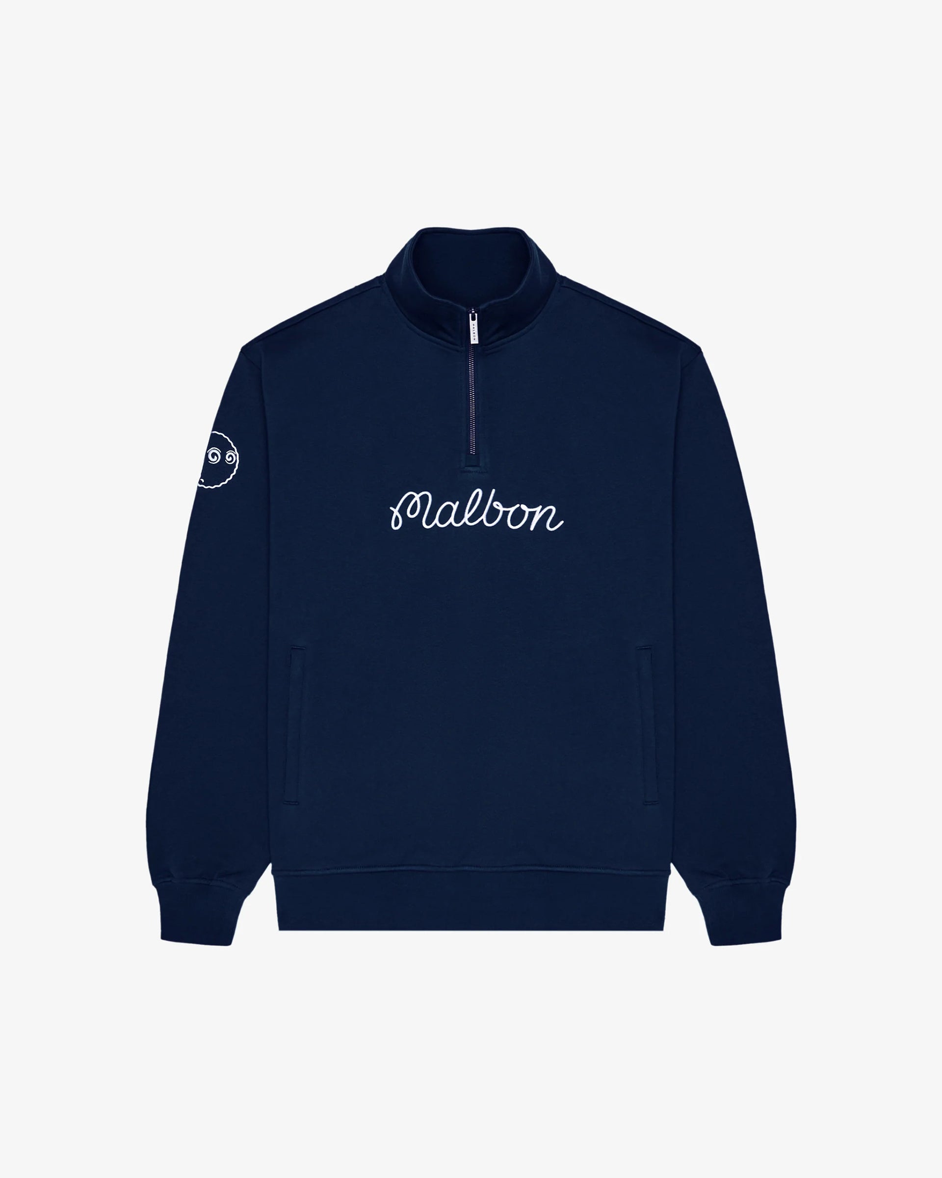Malbon Performance Quarter Zip Shell Pullover - Black – Jack's
