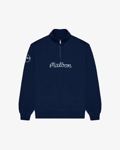 MALBONCOLLEGIATESWEATSHIRTNAVY