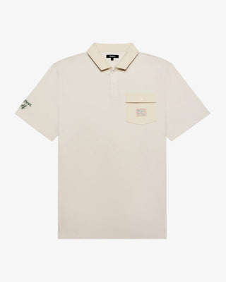 Malbon Jovis Solid Polo - Ivory