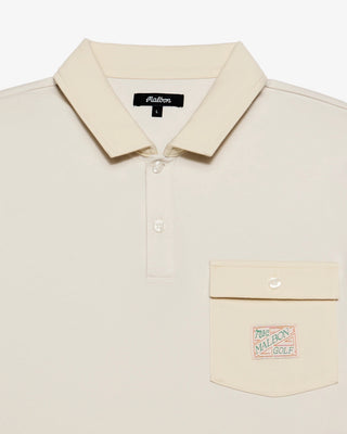 Malbon Jovis Solid Polo - Ivory