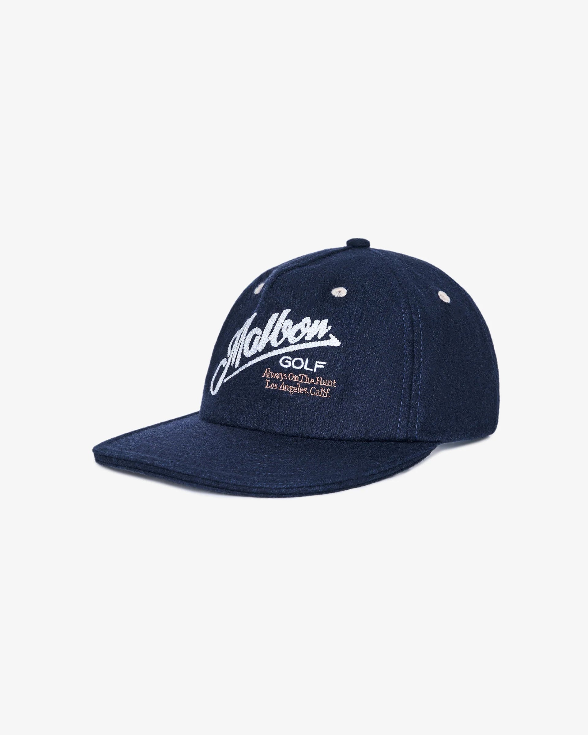 Malbon Navy GolfBox | Cap Packable Nylon Block Malbon キャップ メンズウェア