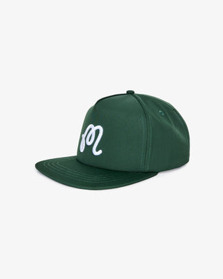 Malbon M Snapback Hat - Forest