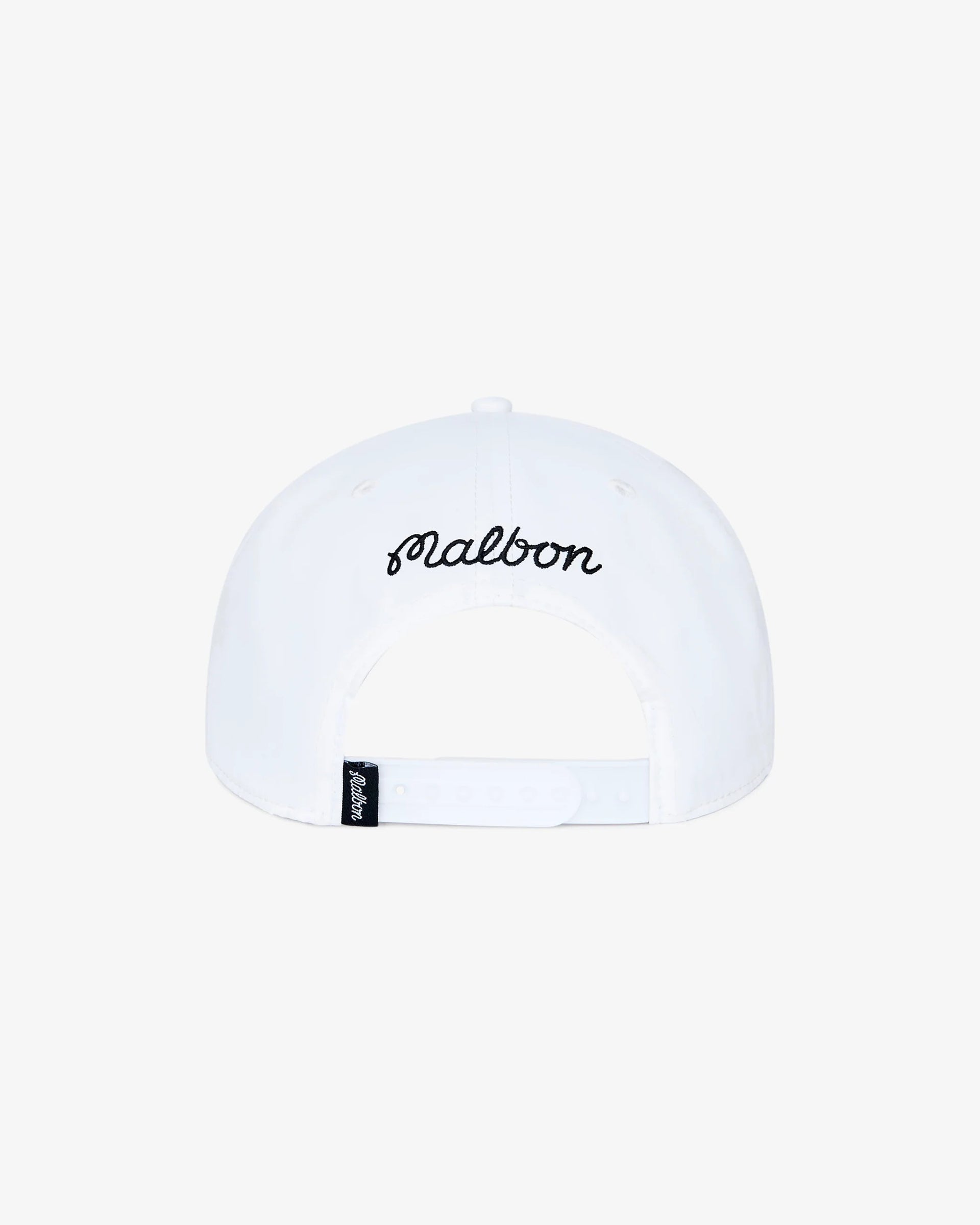 Malbon M Snapback Hat - White