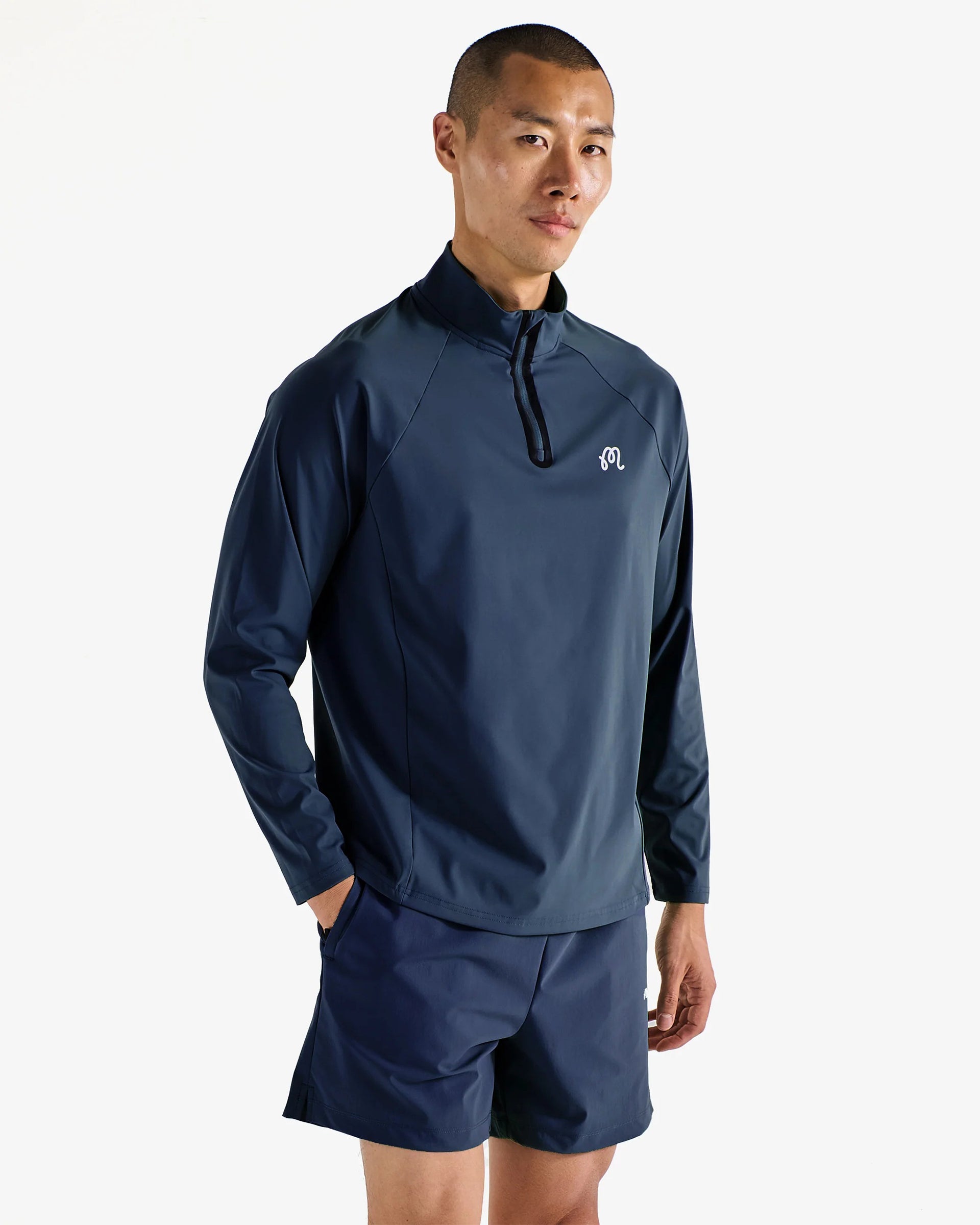 Performance Raglan Quarter Zip - Navy – Jack's Surfboards