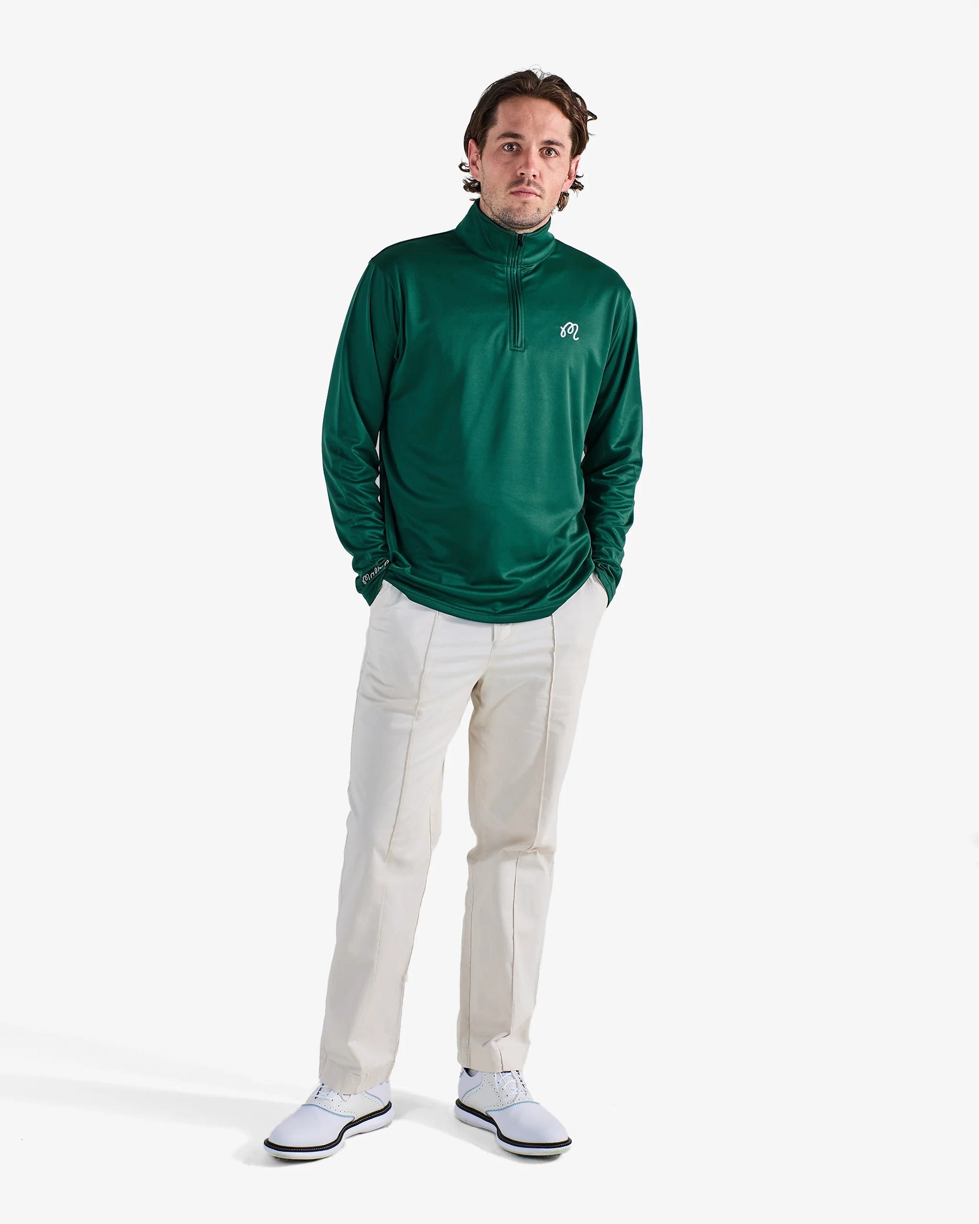 マルコポーロ Performance Quarter Zip - Evergreen – Jack's Surfboards