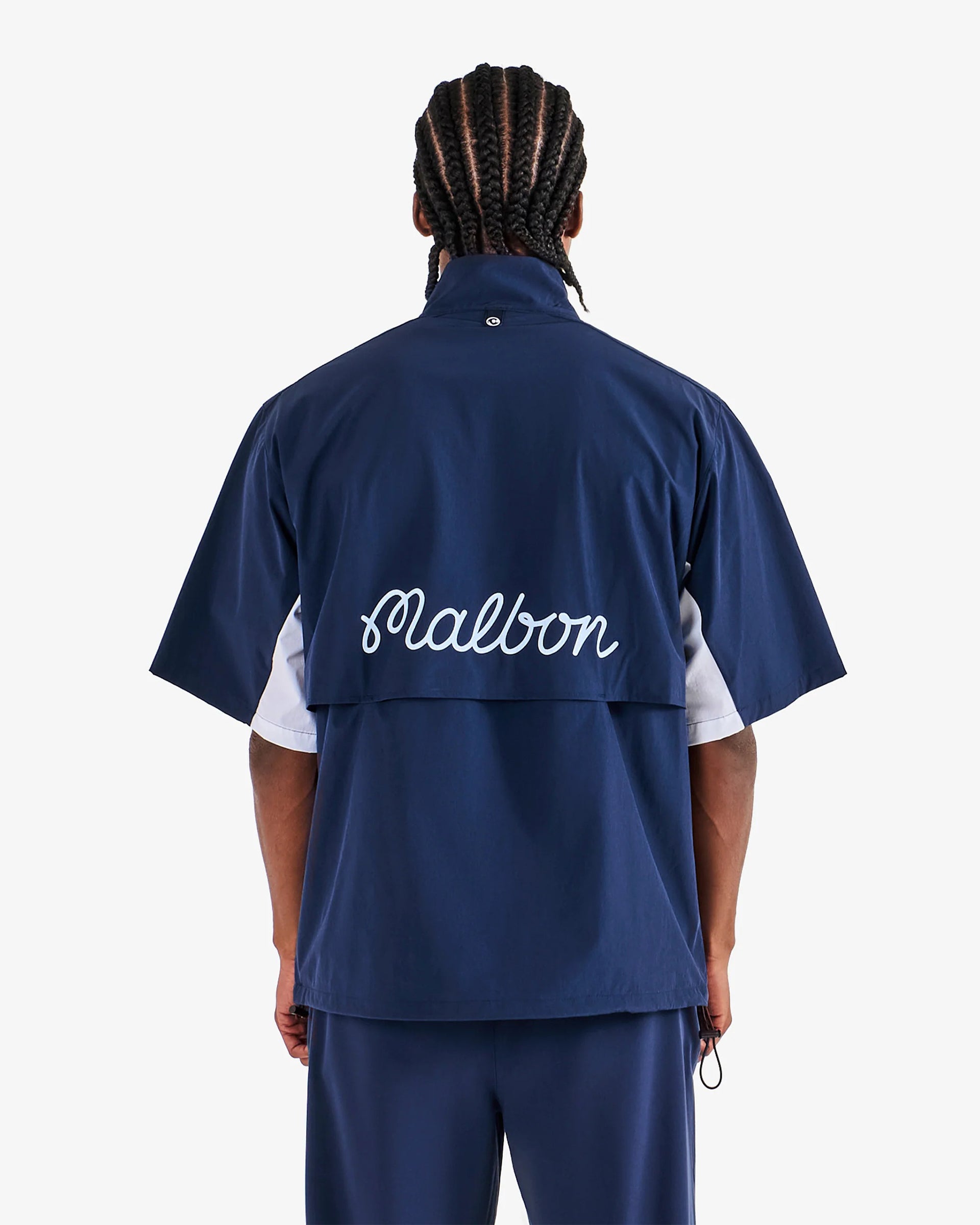 Malbon Pine Windshirt - Navy