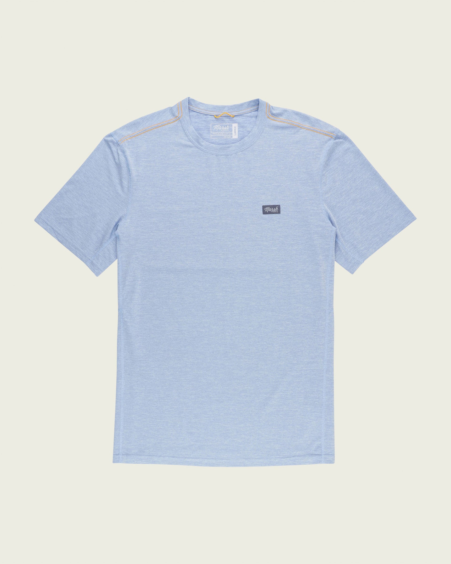 Marsh Wear High Noon Tech S/S T-Shirt - Riviera Heather