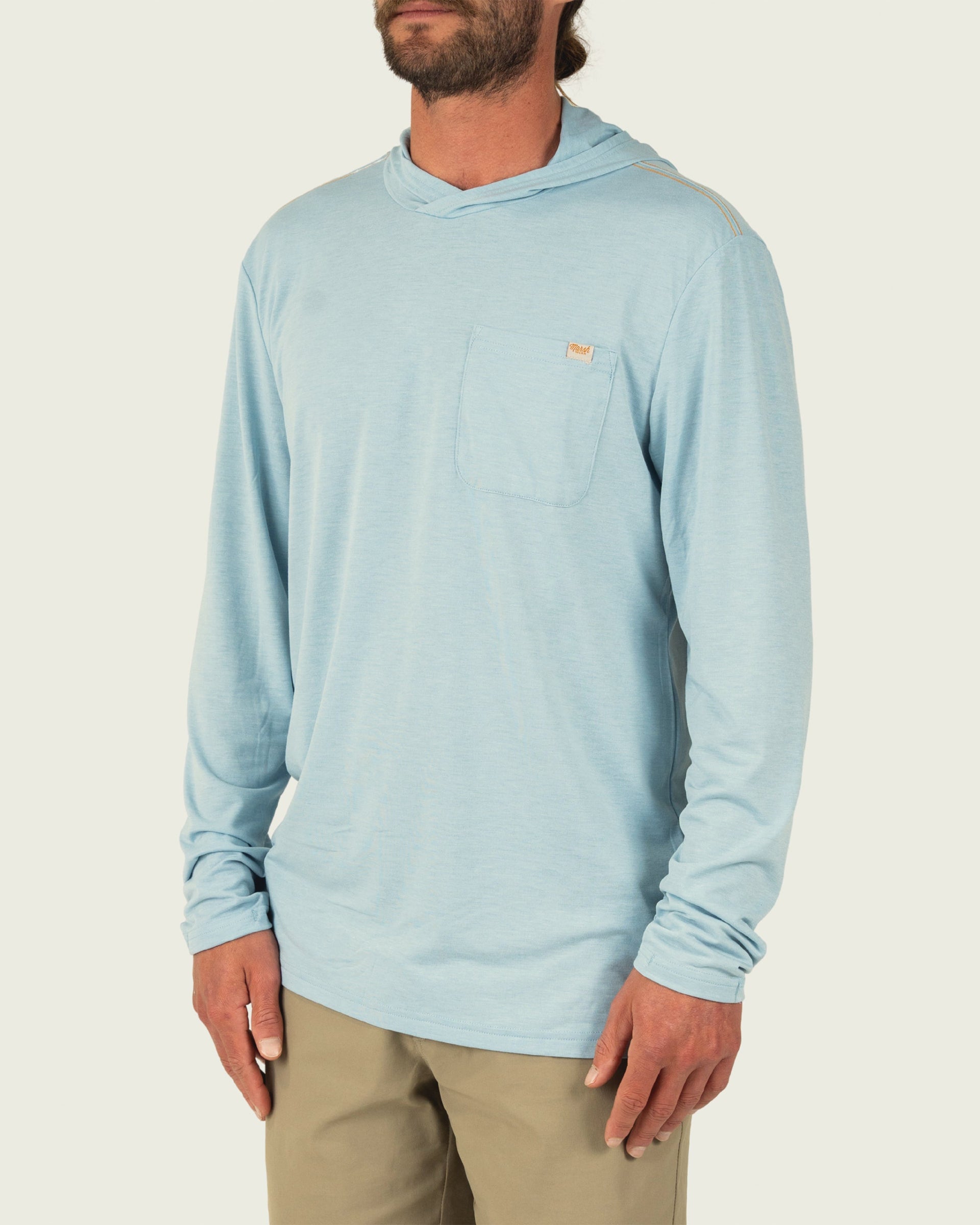 Marsh Wear Buxton Tech Hoodie - Cloud Heather