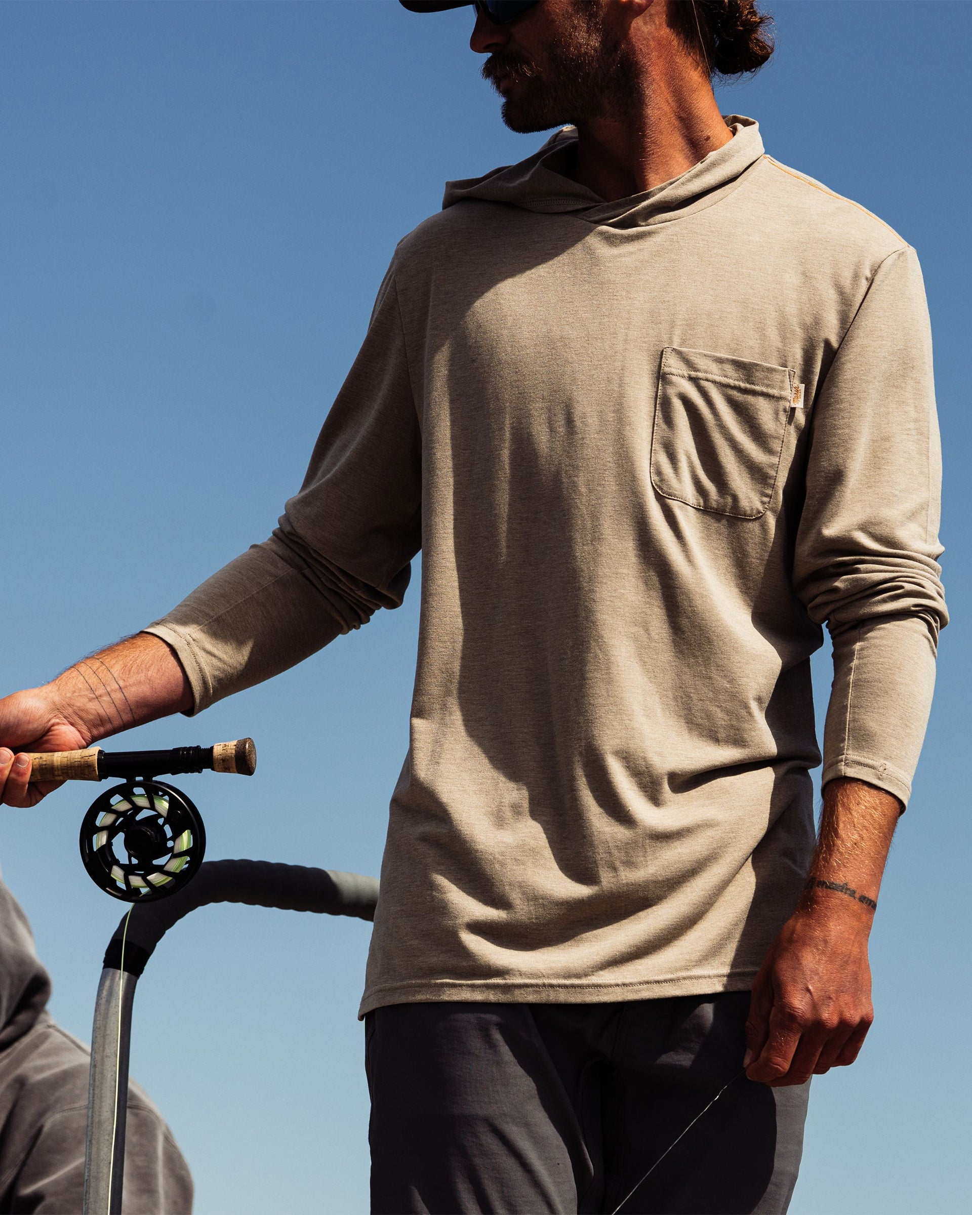 Marsh Wear Buxton Tech Hoodie - Coriander Heather