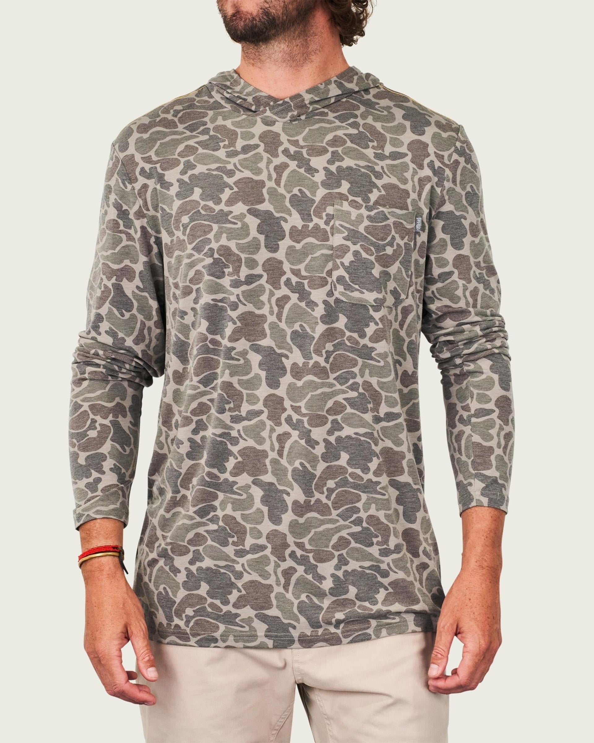 Marsh Wear Buxton Tech Hoodie - Dark Green Mallard Camo