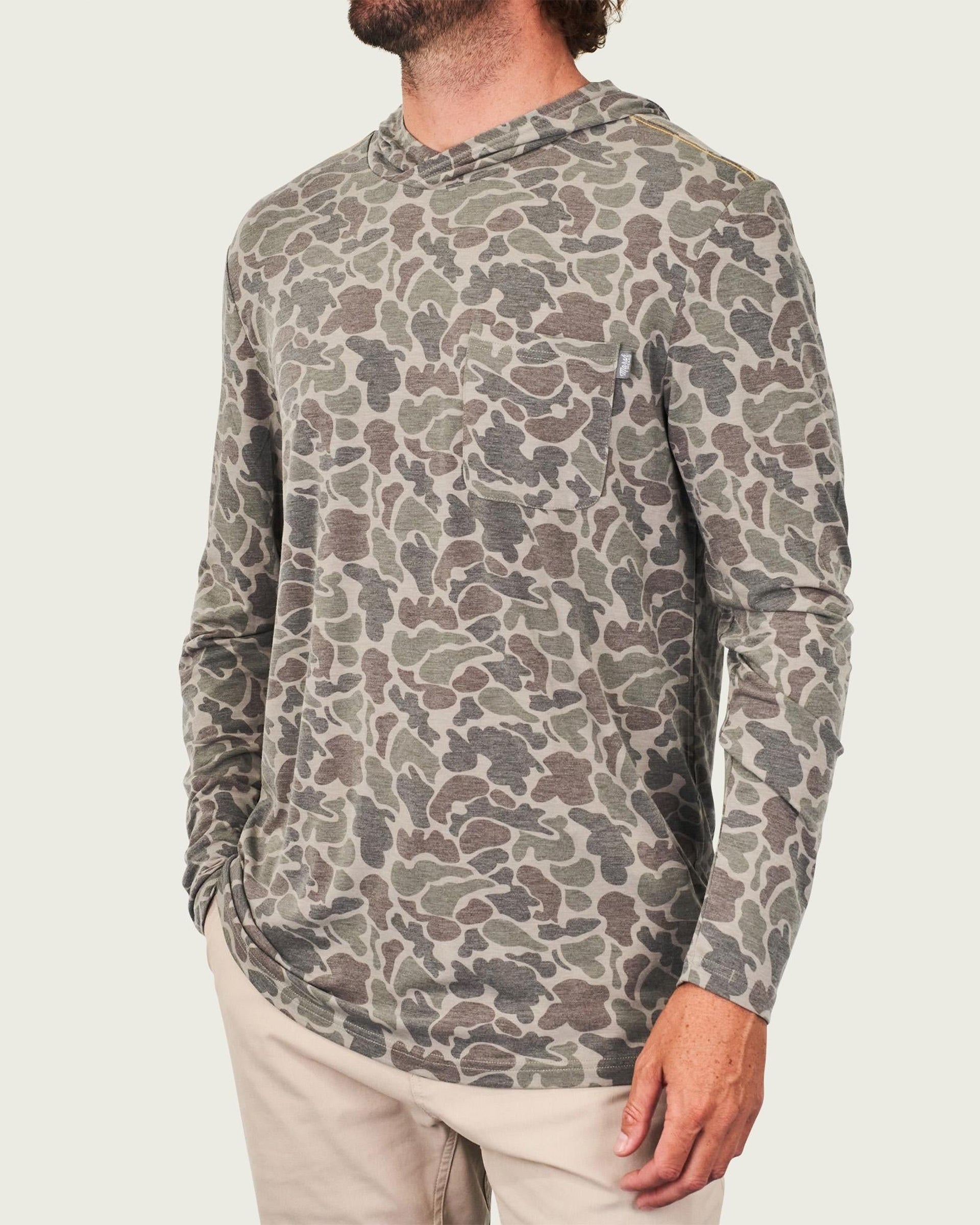 Marsh Wear Buxton Tech Hoodie - Dark Green Mallard Camo