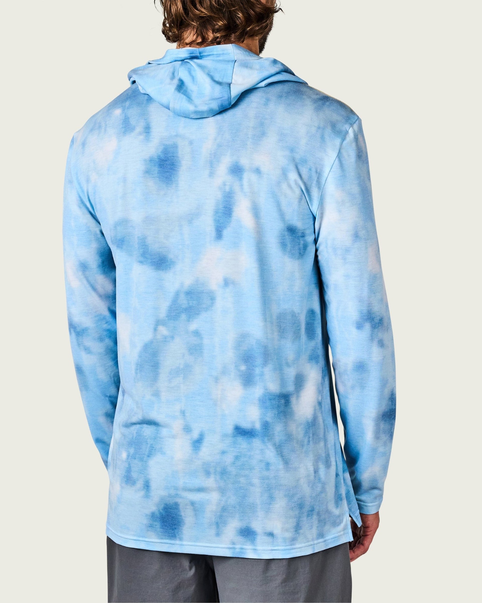 Marsh Wear Buxton Tech Hoodie - Light Blue Salt Camo