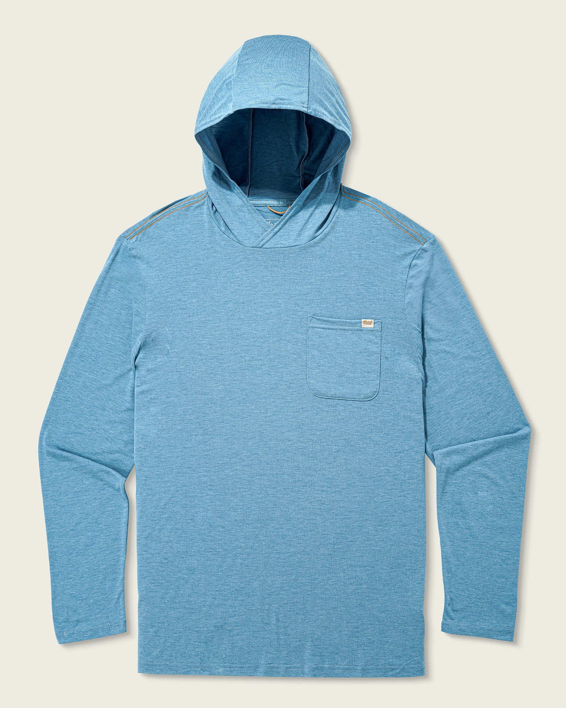Marsh Wear Buxton Tech Hoodie - Niagara Mist Heather