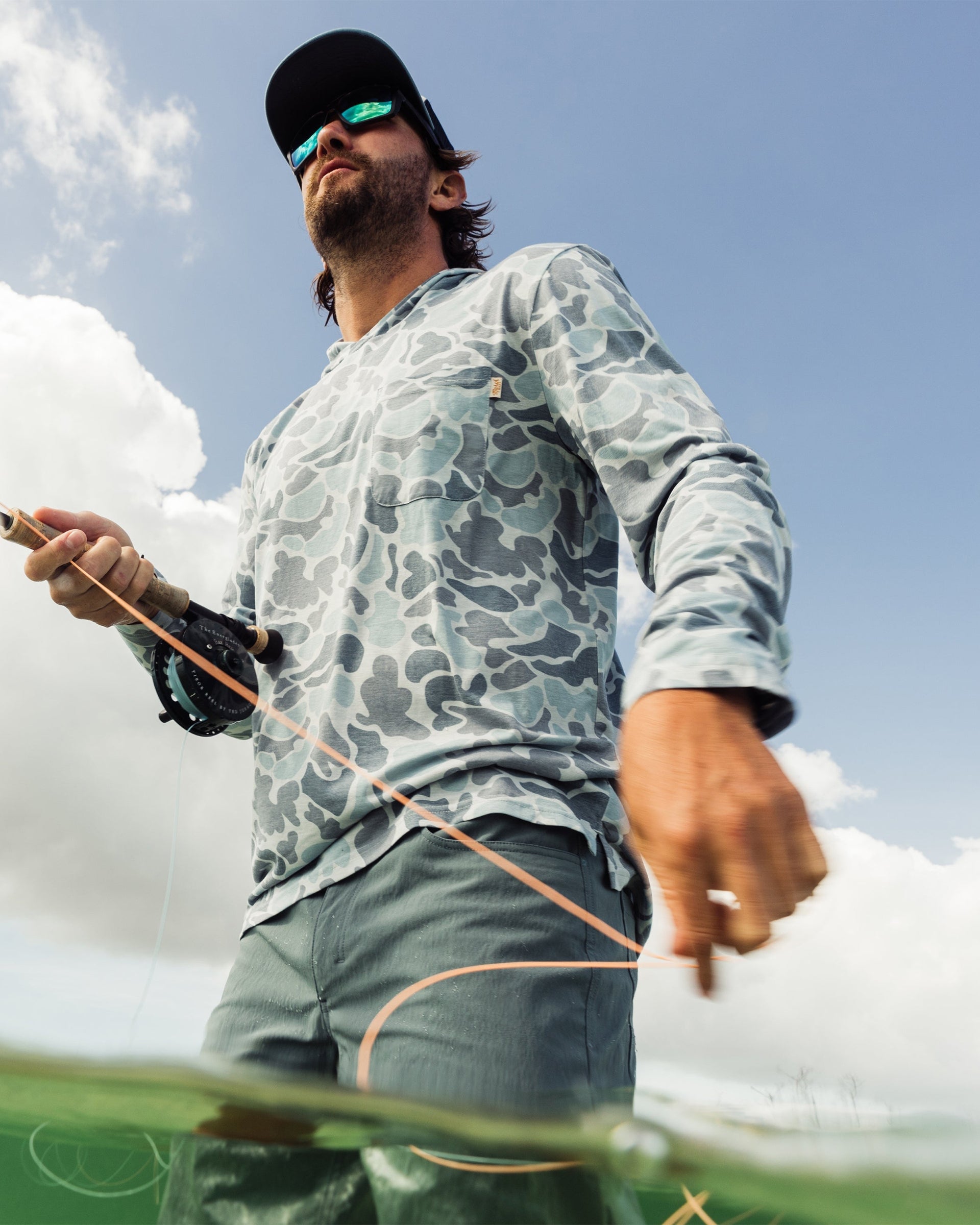 Marsh Wear Buxton Tech Hoodie - Silver Mallard Camo