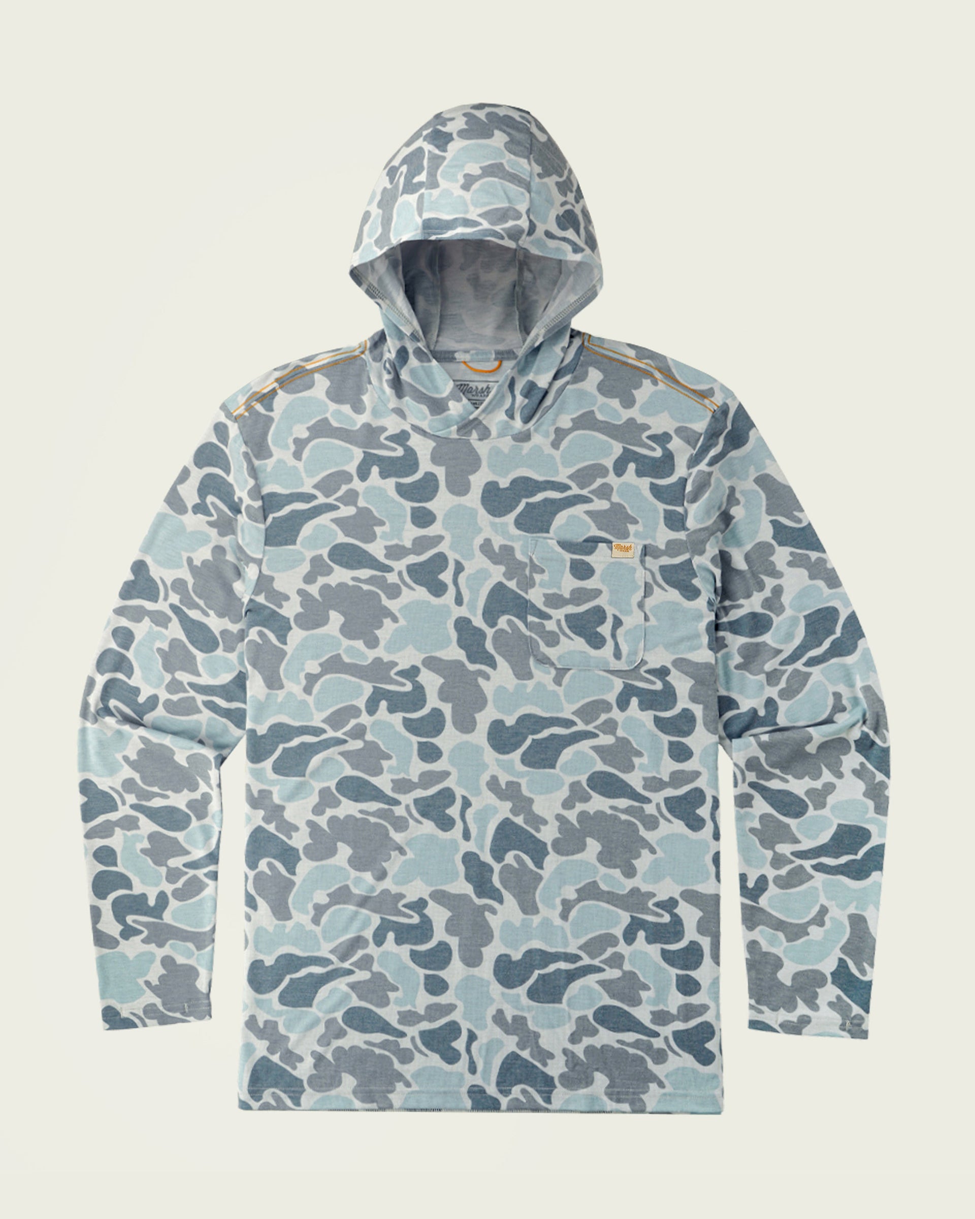 Marsh Wear Buxton Tech Hoodie - Silver Mallard Camo