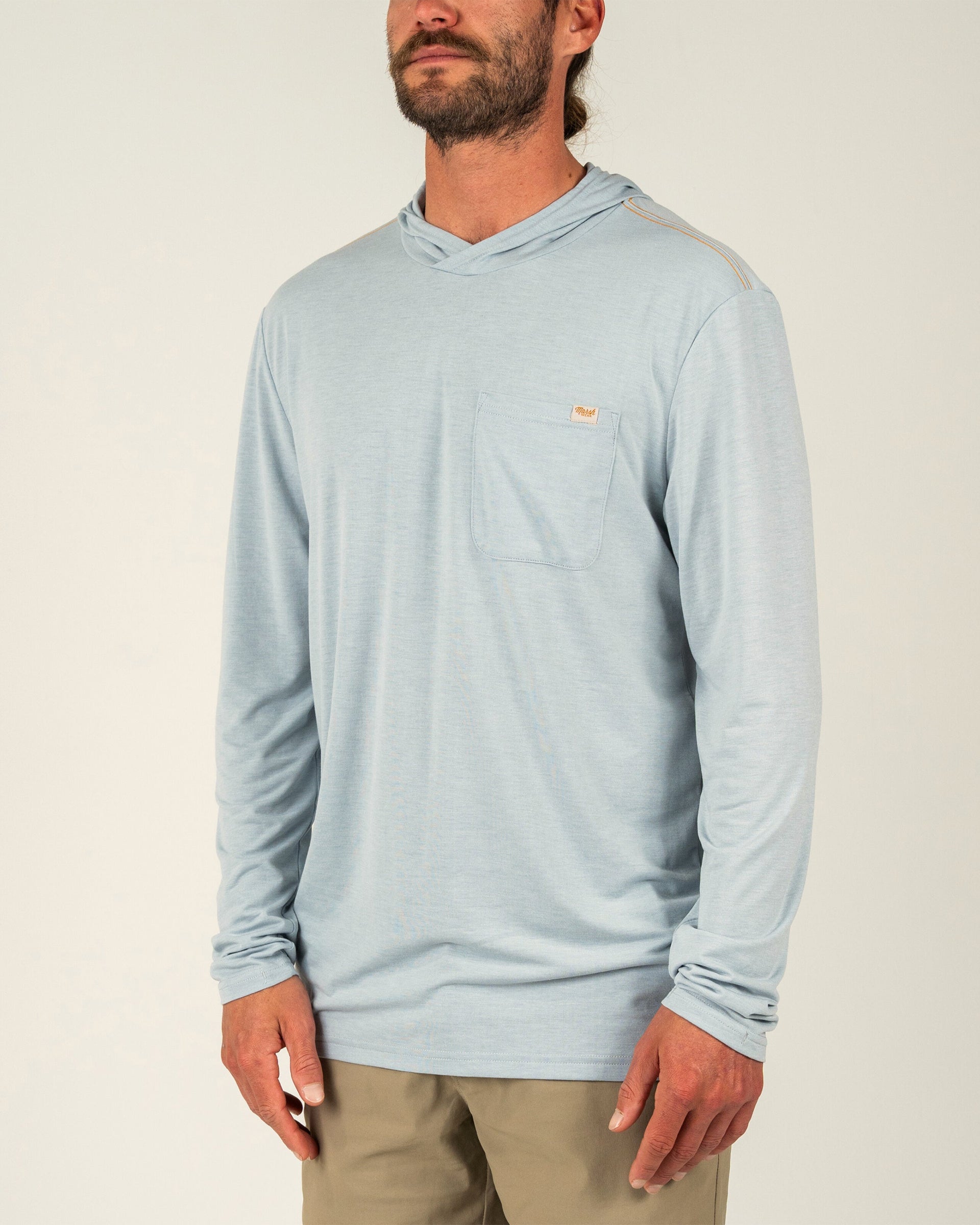 Marsh Wear Buxton Tech Hoodie - Smoke Heather