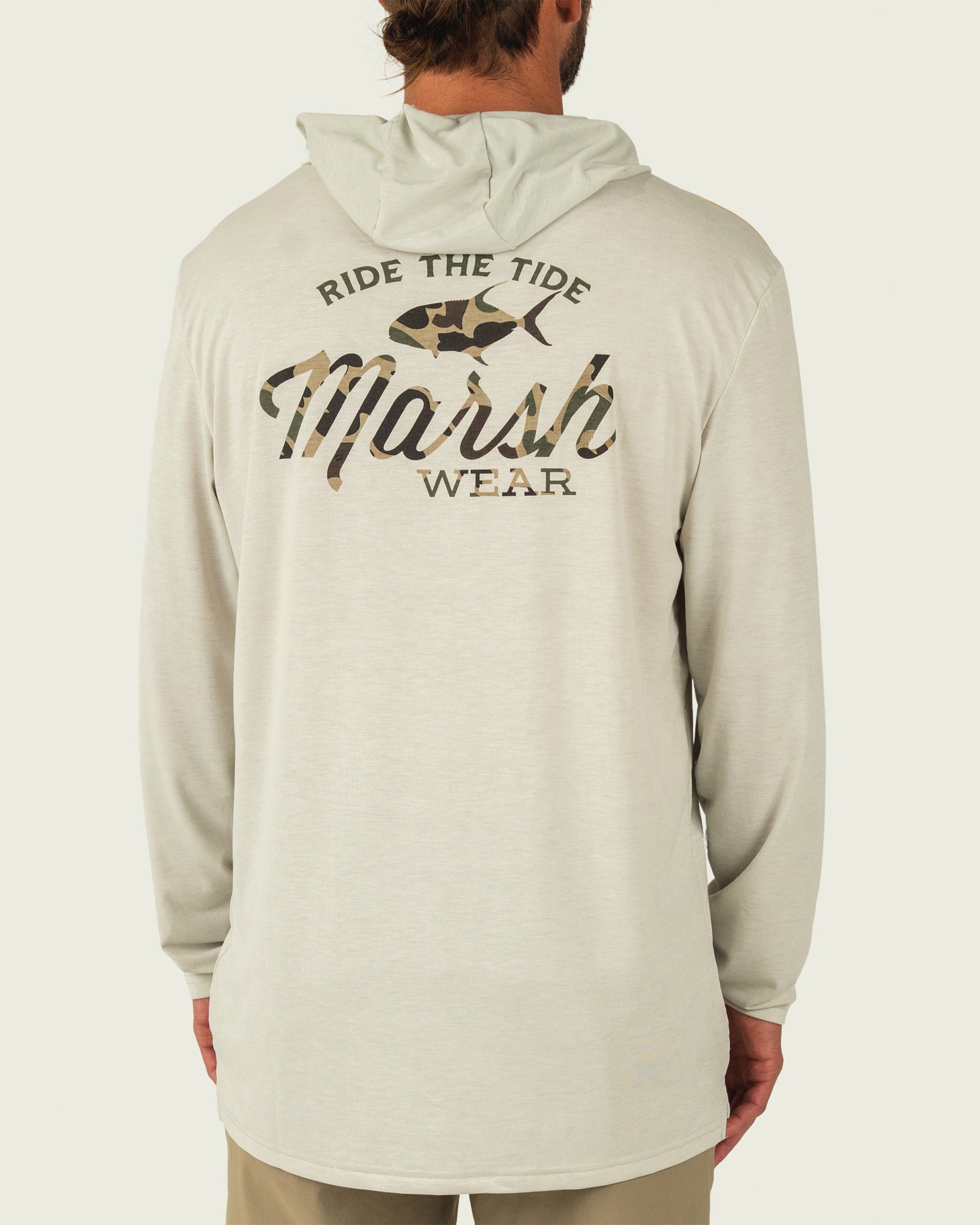 Marsh Wear Buxton Tech Hoodie - Stone Heather