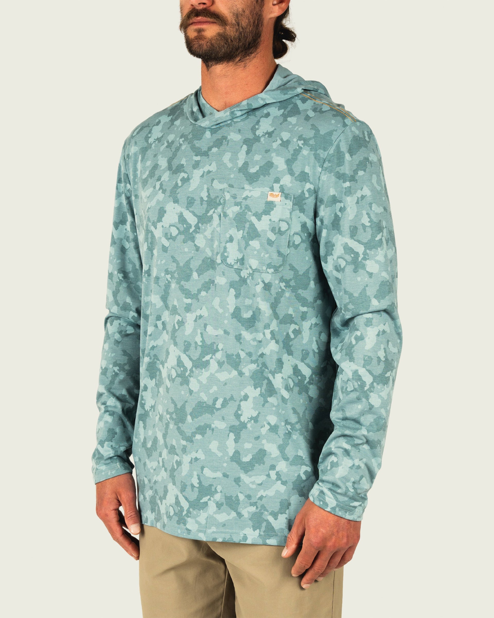 Marsh Wear Buxton Tech Hoodie - Trellis Foxhole Heather