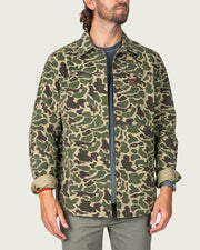 Marsh Wear Delano Shacket - Green Mallard Camo