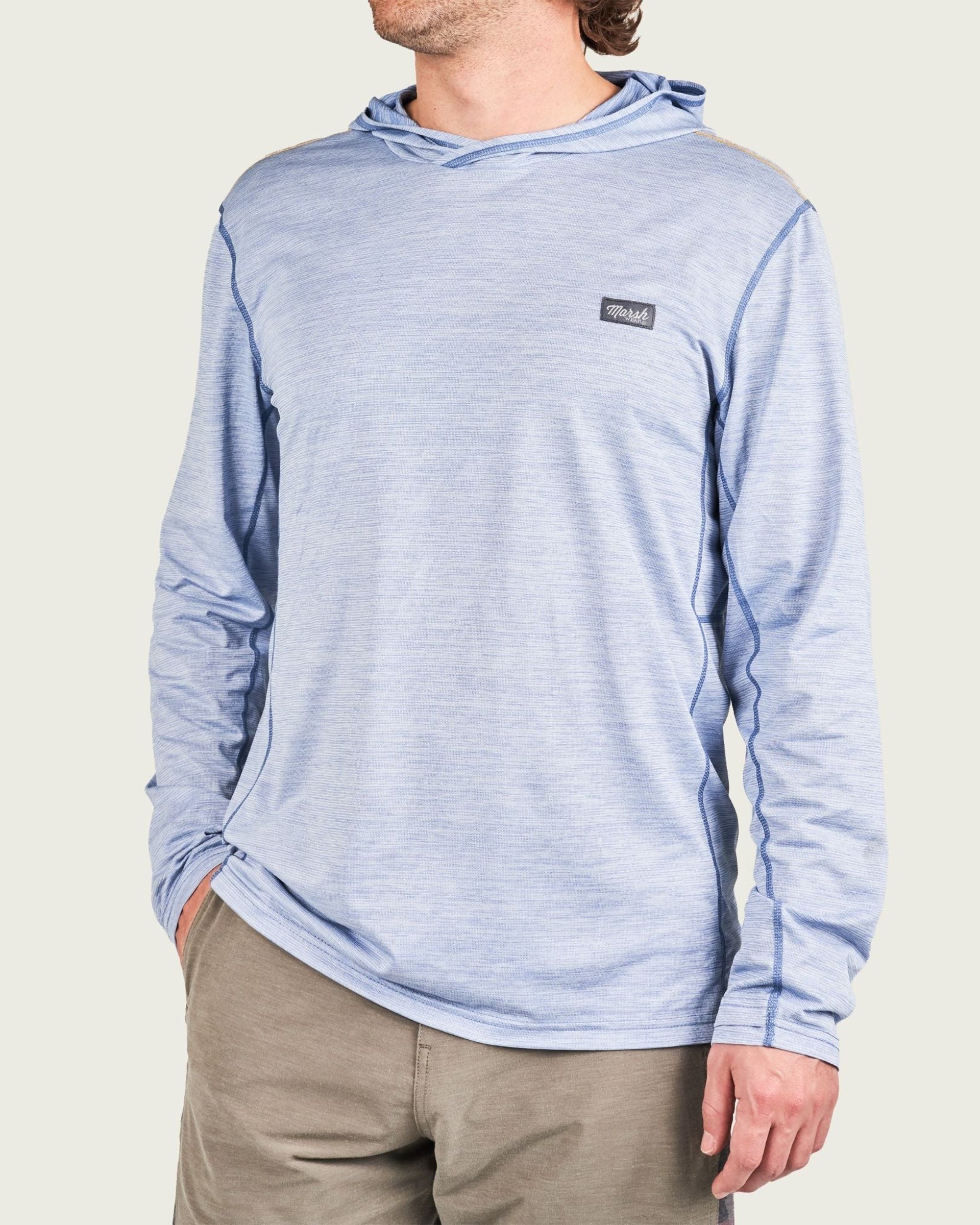 Marsh Wear High Noon Tech Hoodie - Riviera Heather
