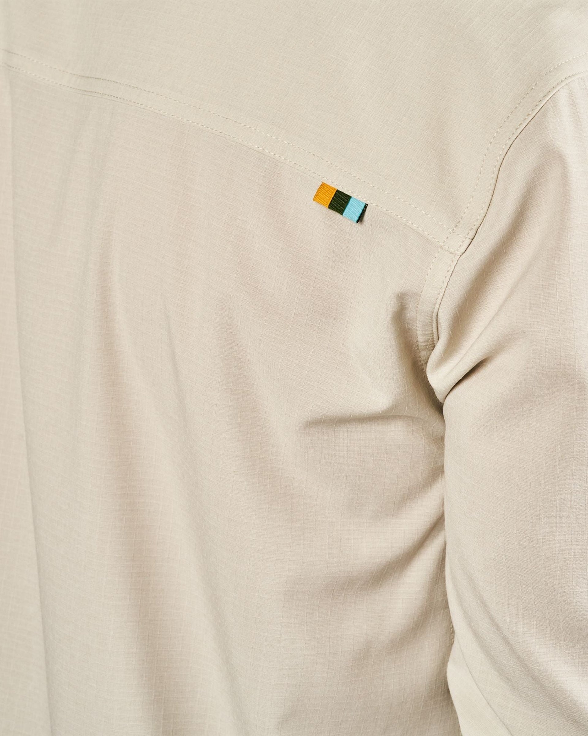 Marsh Wear Lenwood Tech Longsleeve Shirt - Stone