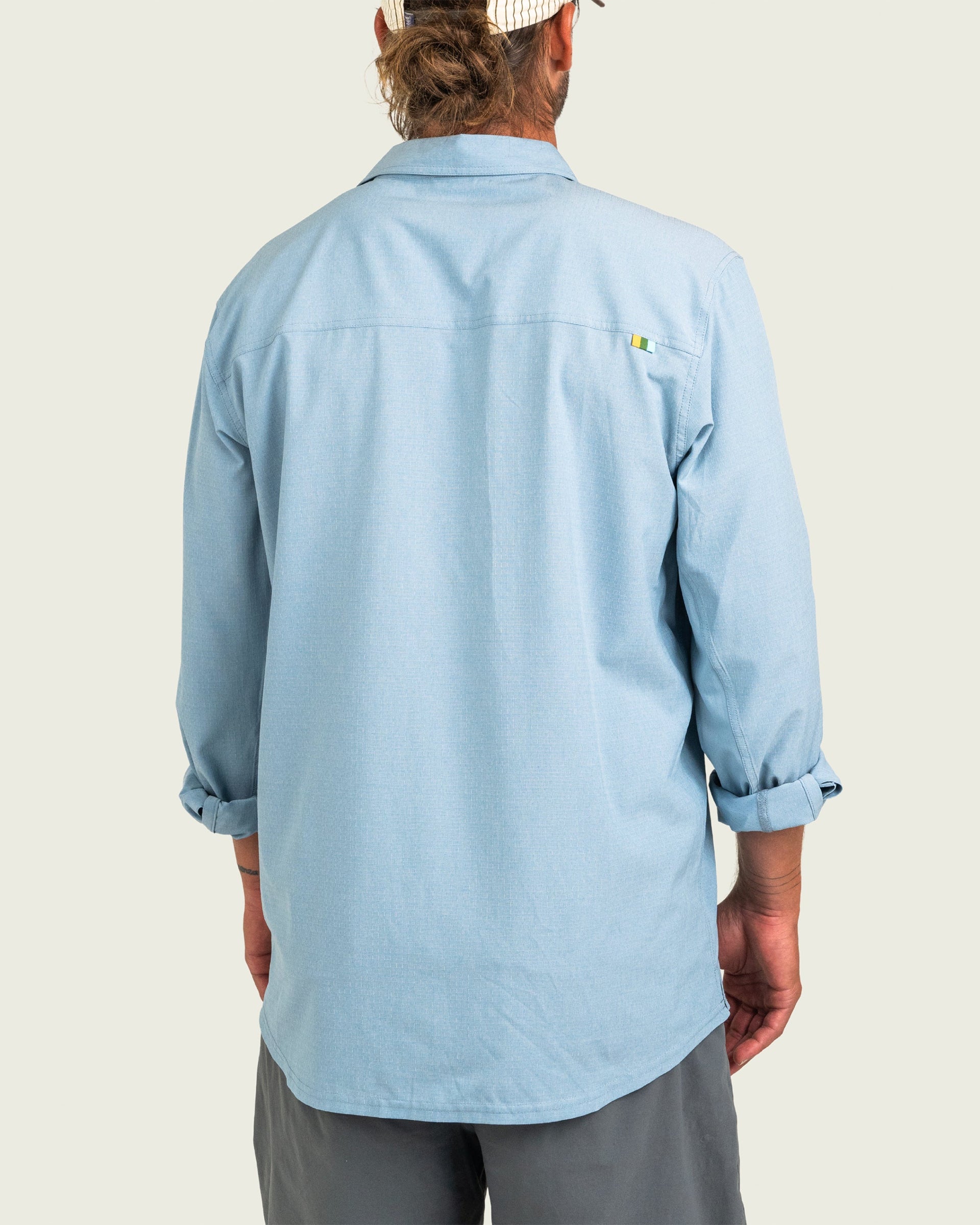 Marsh Wear Lenwood Tech Long Sleeve Shirt - Tourmaline
