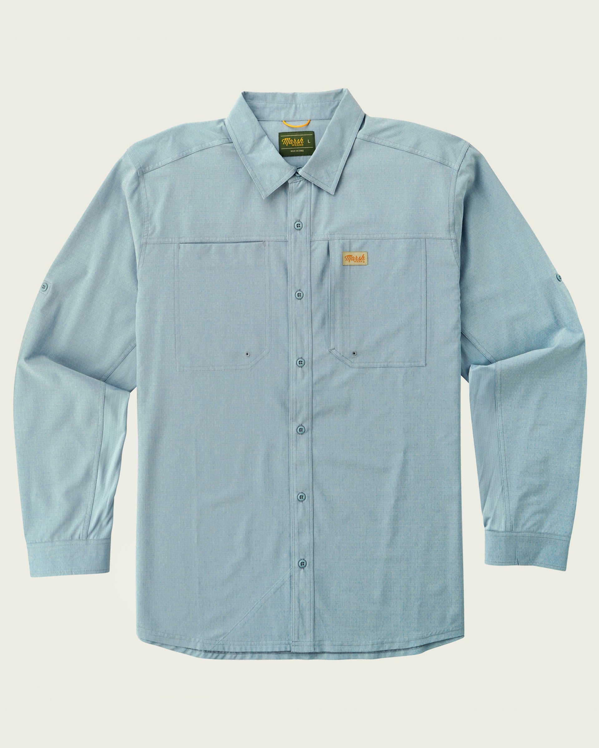 Marsh Wear Lenwood Tech Long Sleeve Shirt - Tourmaline