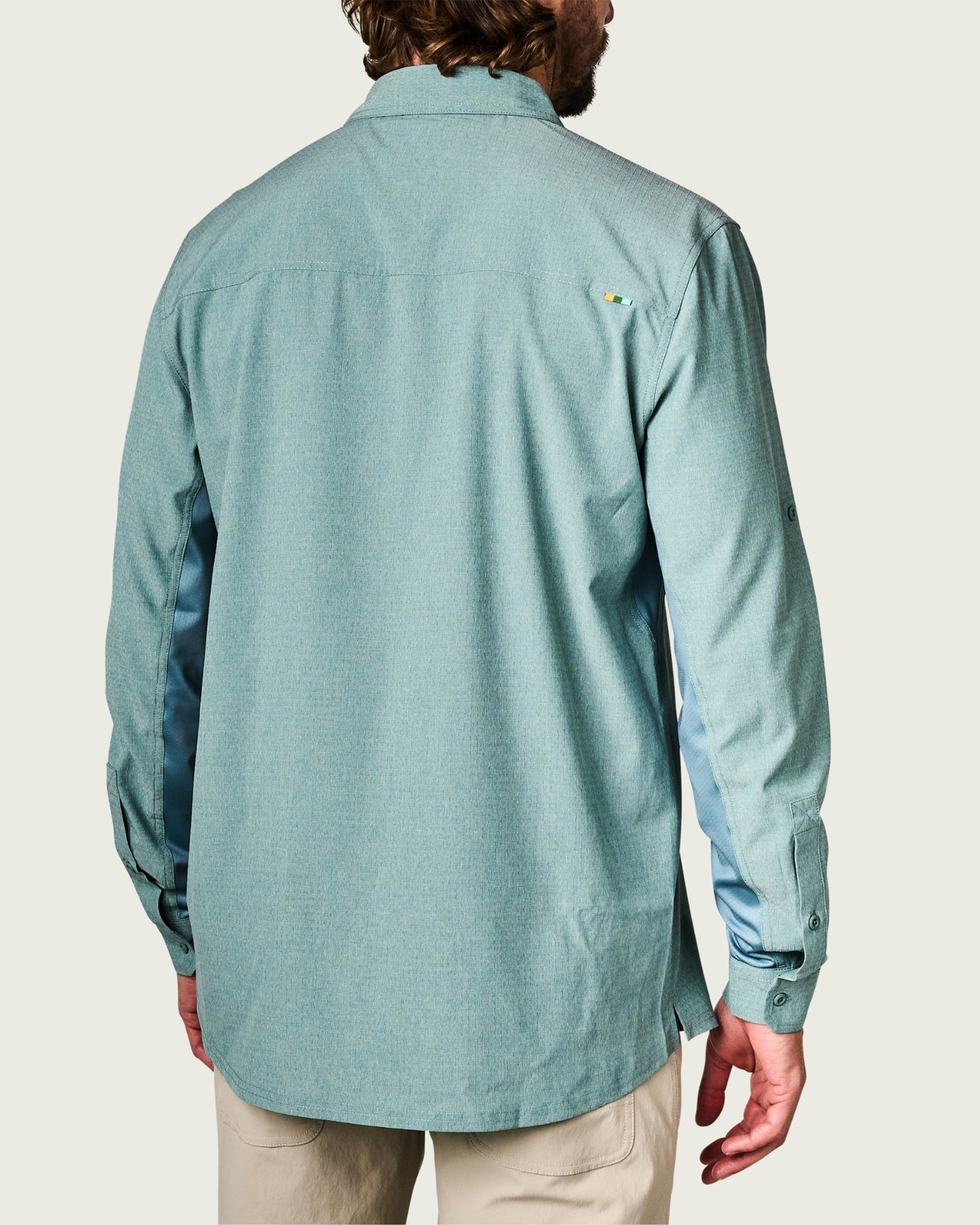 Marsh Wear Lenwood Tech Long Sleeve Shirt - Trellis