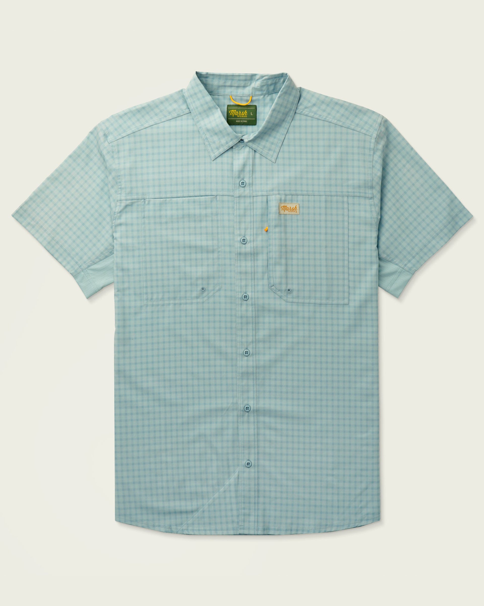 Marsh Wear Lenwood Tech Short Sleeve Shirt - Cloud