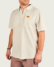 Marsh Wear Lenwood Tech Short Sleeve Shirt - Stone