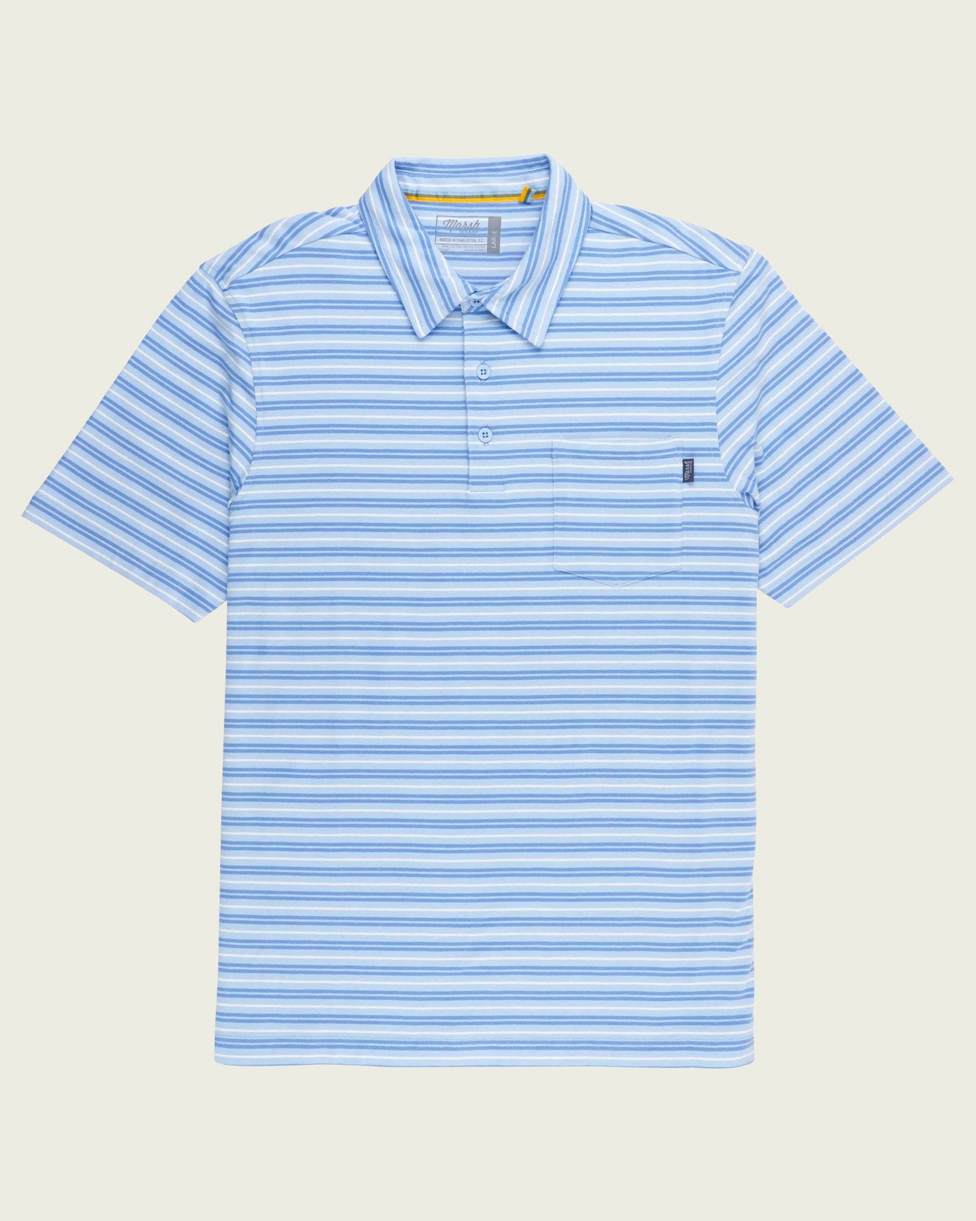 Marsh Wear Pensacola Polo - Hazy Blue