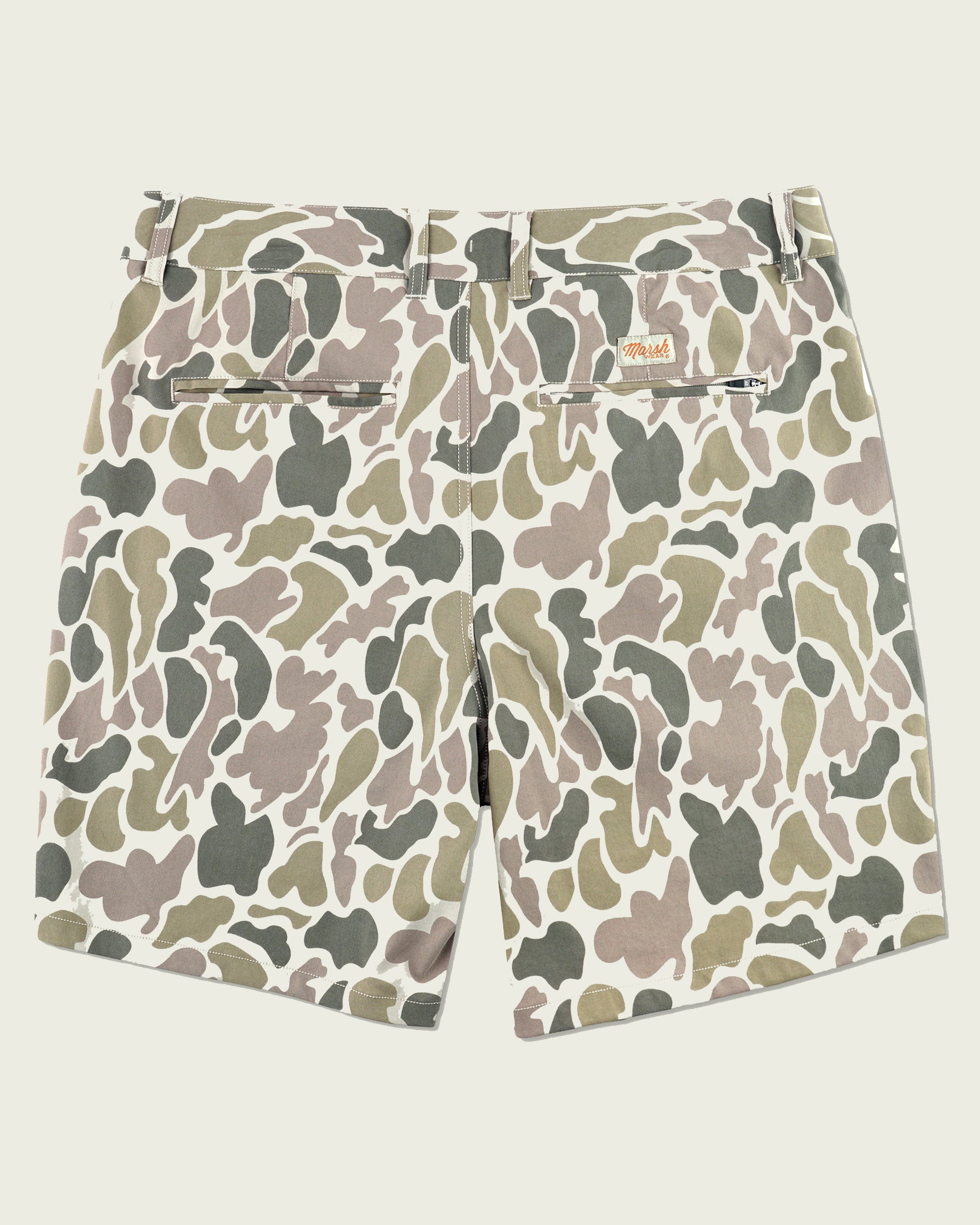 Marsh Wear Prime Hagood Shorts - Khaki Mallard Camo