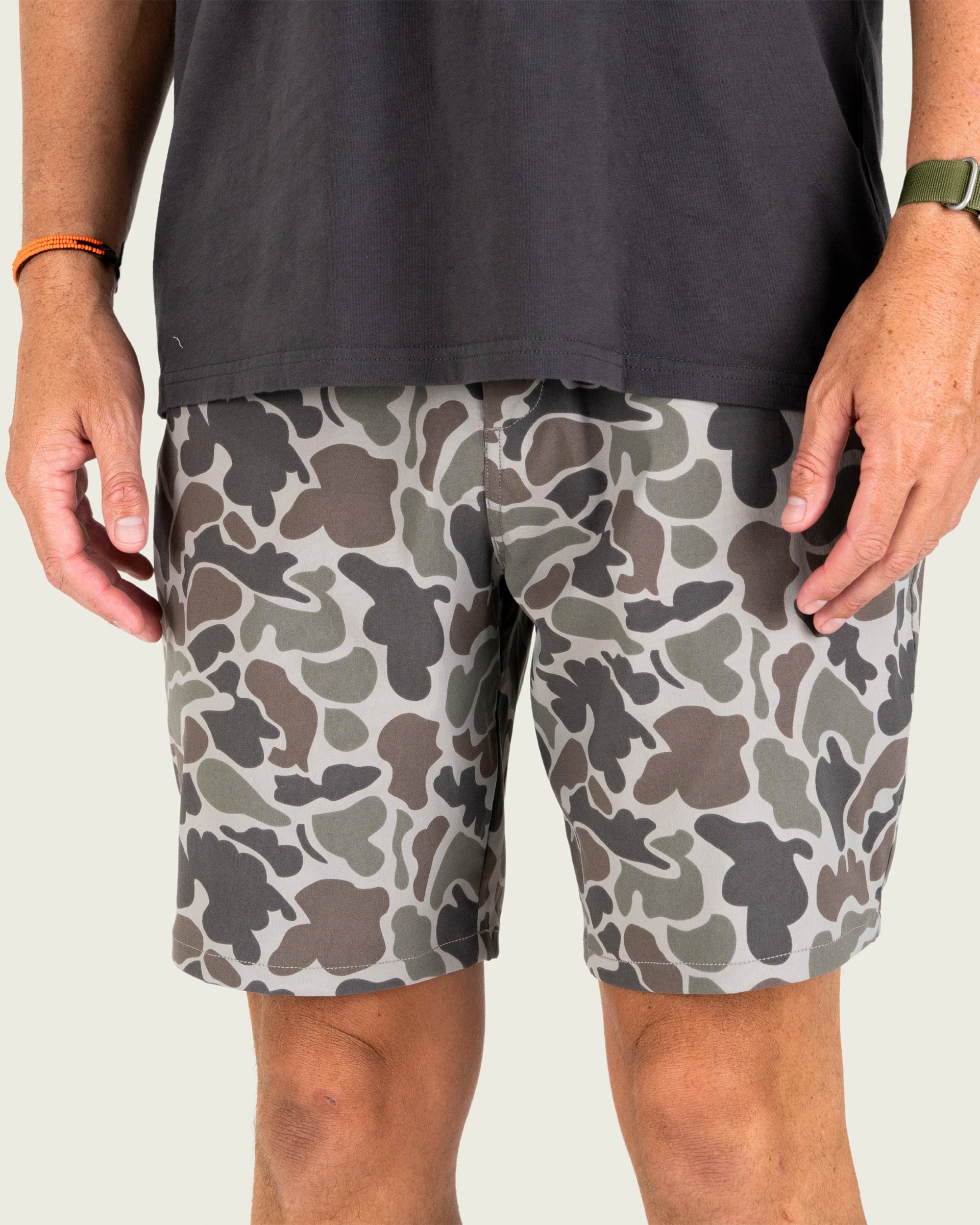Marsh Wear Prime Hagood Shorts - Dark Green Mallard Camo