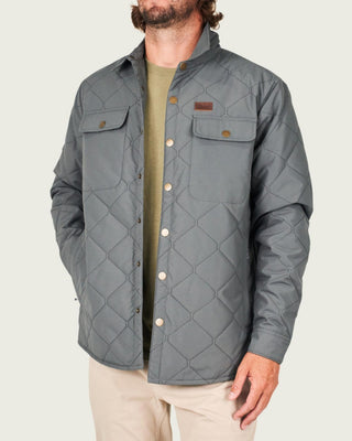 Marsh Wear Saluda Puff Shacket - Charcoal